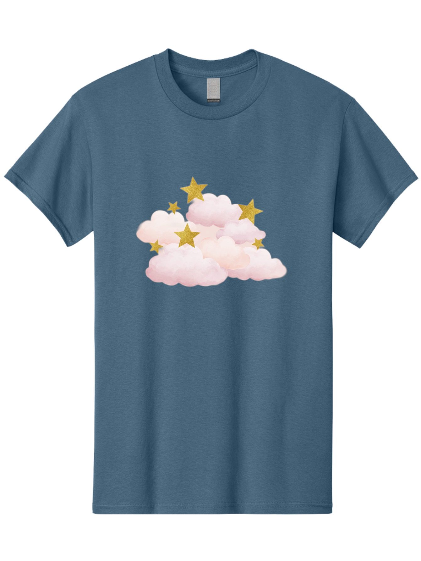 Clouds-With-Stars Men'S Graphic Tee, 100% Cotton, Comfortable Casual Summer Wear, Machine Washable, Vintage Camera, Old Camera, Antique Camera, Black Camera, Classic Photography, Photography Equipment, Nostalgic Device, Film Camera, Camera Art Bak271