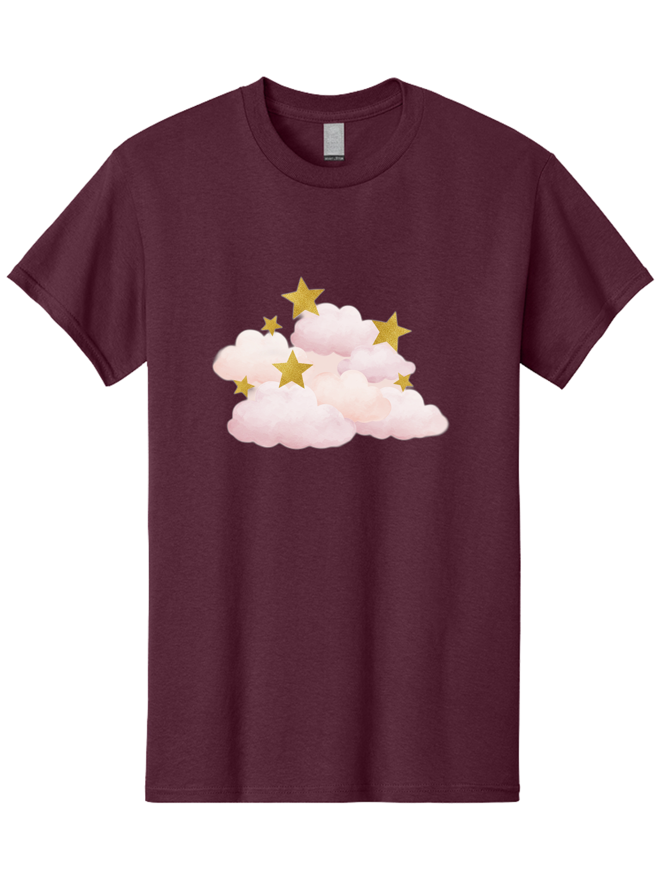 Clouds-With-Stars Men'S Graphic Tee, 100% Cotton, Comfortable Casual Summer Wear, Machine Washable, Vintage Camera, Old Camera, Antique Camera, Black Camera, Classic Photography, Photography Equipment, Nostalgic Device, Film Camera, Camera Art Bak271