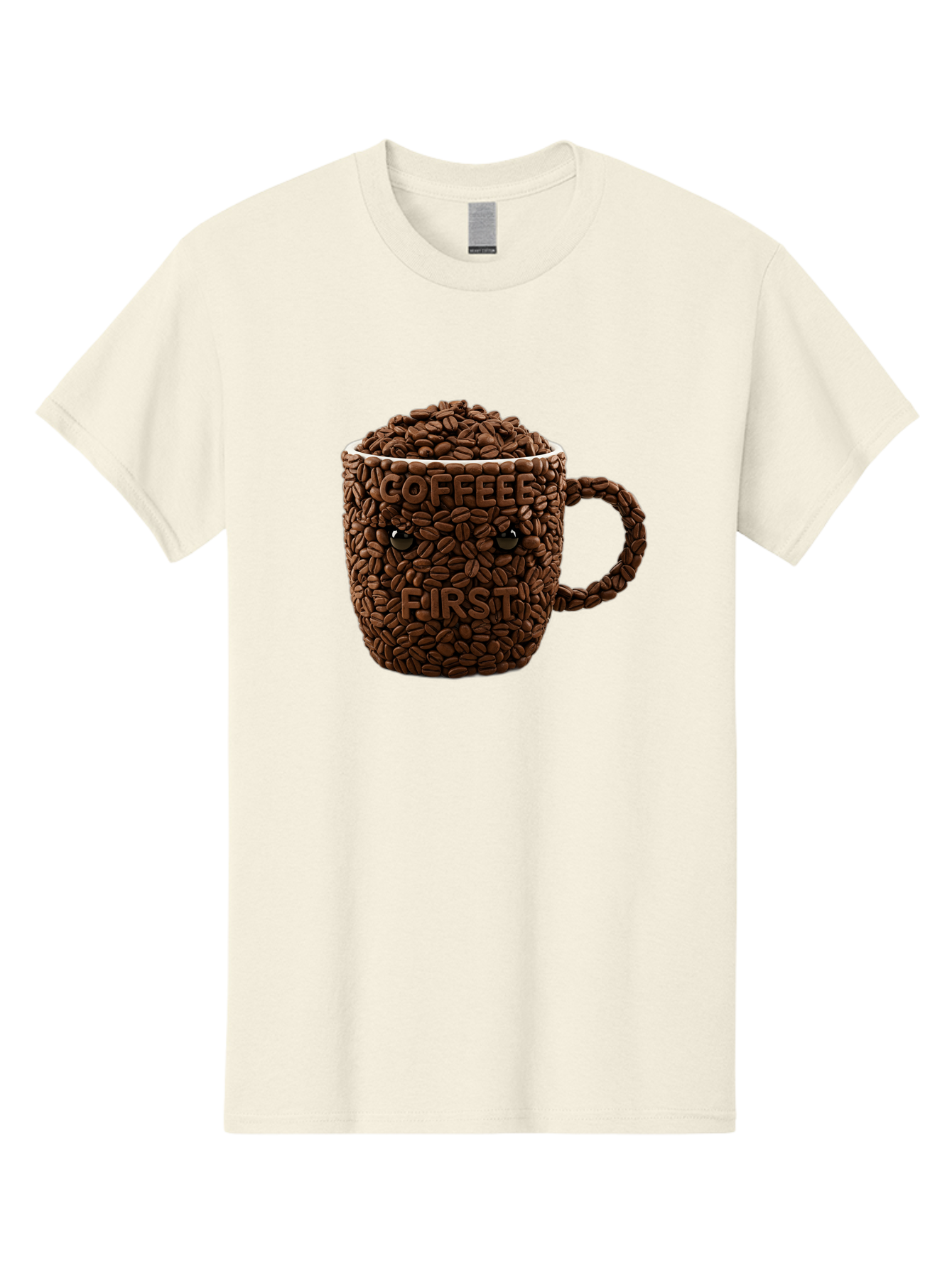 Coffee-First-2 Men'S Graphic Tee, 100% Cotton, Comfortable Casual Summer Wear, Machine Washable, Vintage Camera, Old Camera, Antique Camera, Black Camera, Classic Photography, Photography Equipment, Nostalgic Device, Film Camera, Camera Art Bak280