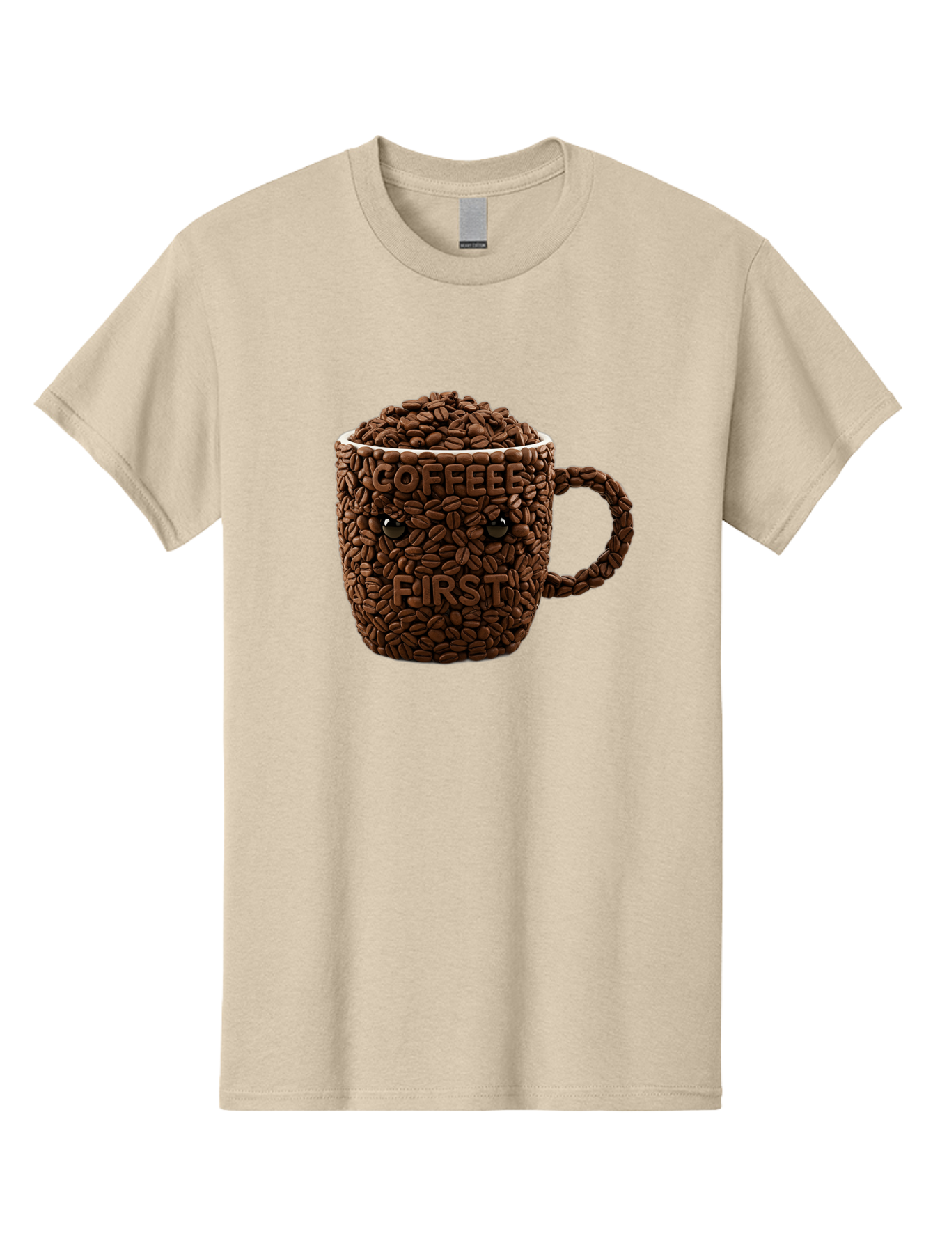 Coffee-First-2 Men'S Graphic Tee, 100% Cotton, Comfortable Casual Summer Wear, Machine Washable, Vintage Camera, Old Camera, Antique Camera, Black Camera, Classic Photography, Photography Equipment, Nostalgic Device, Film Camera, Camera Art Bak280