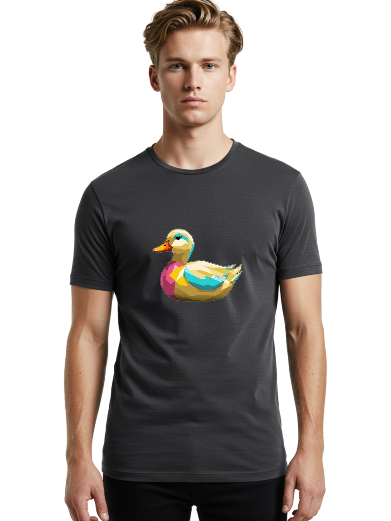 Colorful-Duck Men'S Graphic Tee, 100% Cotton, Comfortable Casual Summer Wear, Machine Washable, Vintage Camera, Old Camera, Antique Camera, Black Camera, Classic Photography, Photography Equipment, Nostalgic Device, Film Camera, Camera Art Bak288