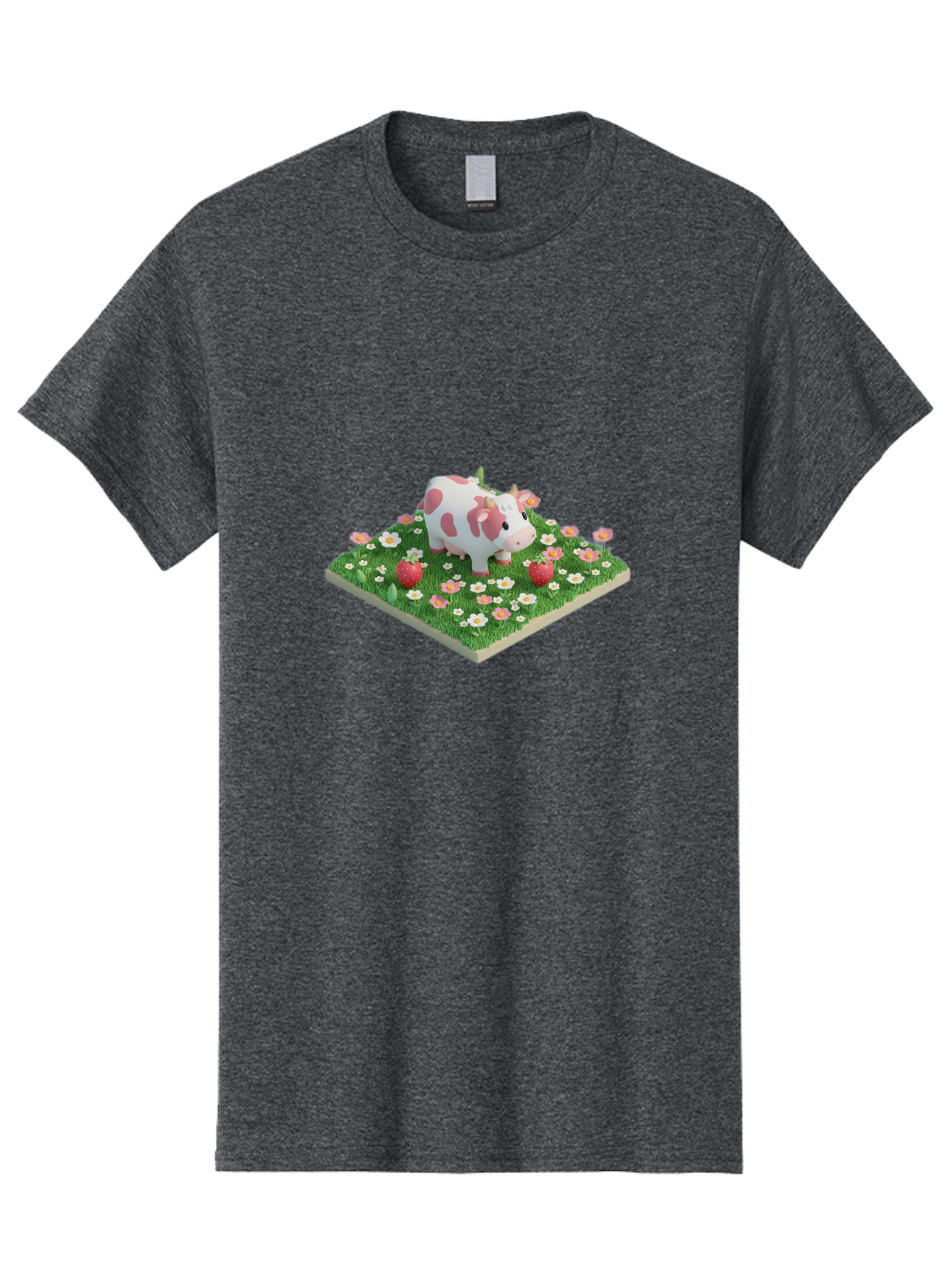 Cow-And-Flowers Men'S Graphic Tee, 100% Cotton, Comfortable Casual Summer Wear, Machine Washable, Vintage Camera, Old Camera, Antique Camera, Black Camera, Classic Photography, Photography Equipment, Nostalgic Device, Film Camera, Camera Art Bak298