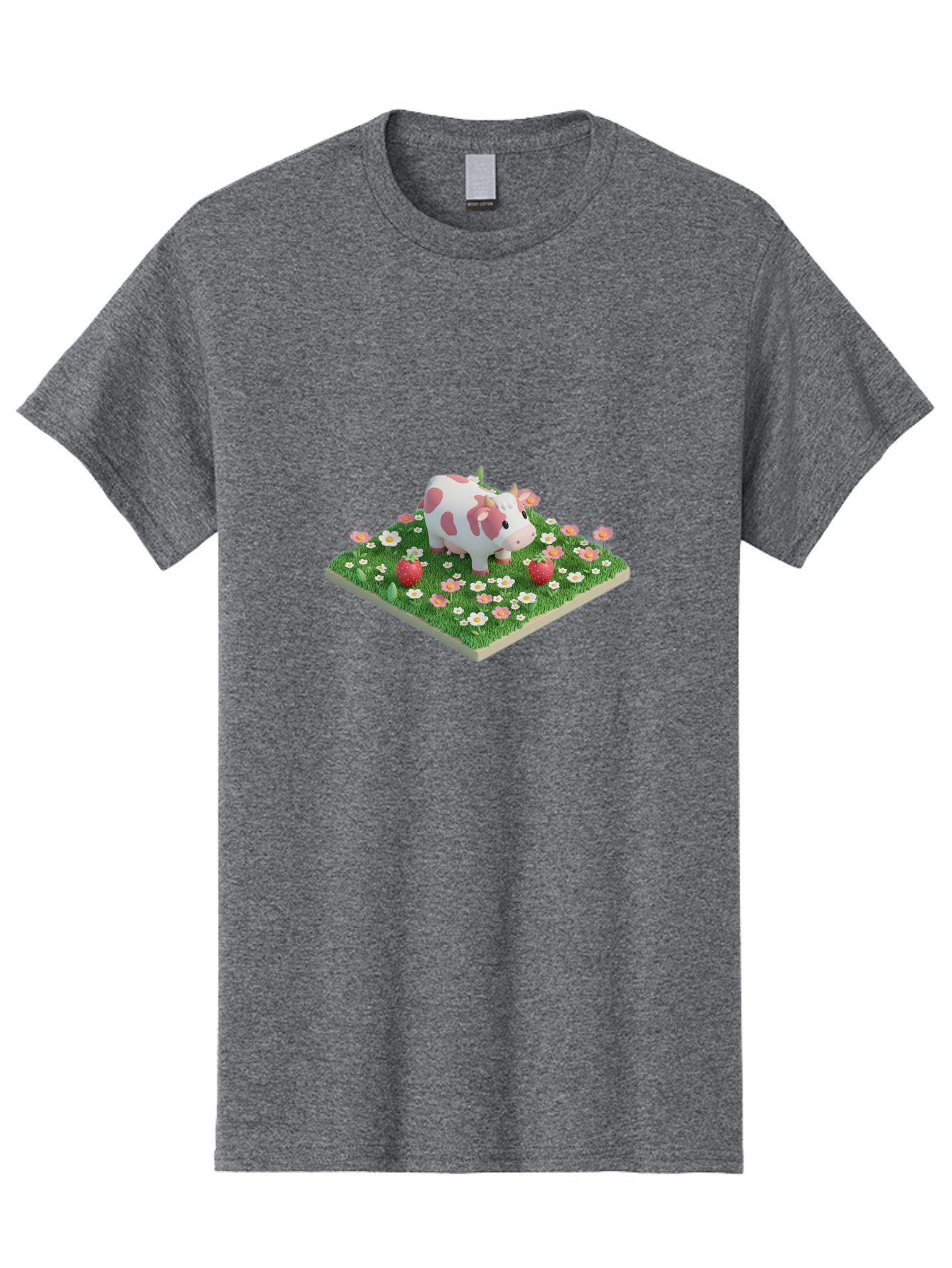 Cow-And-Flowers Men'S Graphic Tee, 100% Cotton, Comfortable Casual Summer Wear, Machine Washable, Vintage Camera, Old Camera, Antique Camera, Black Camera, Classic Photography, Photography Equipment, Nostalgic Device, Film Camera, Camera Art Bak298