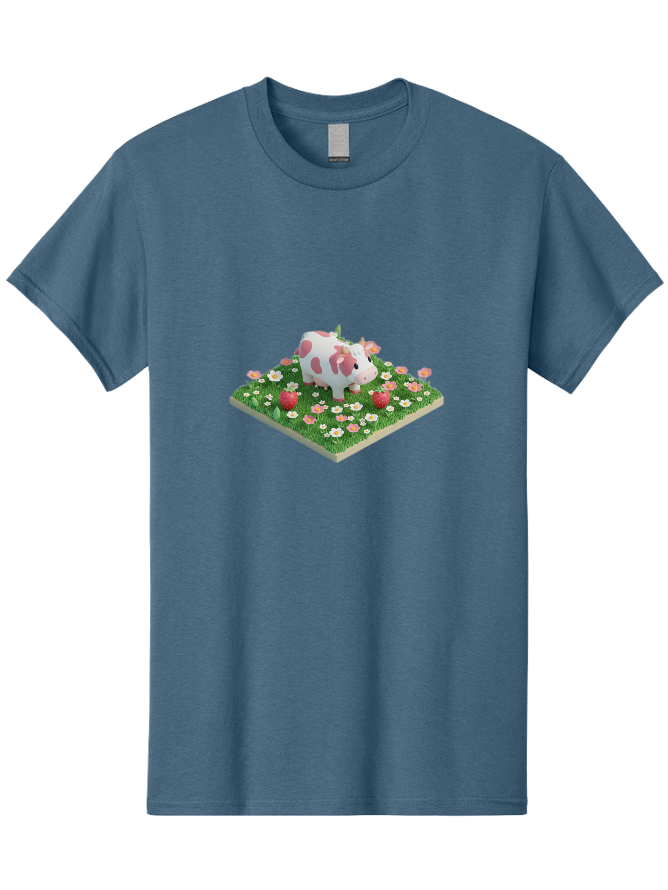 Cow-And-Flowers Men'S Graphic Tee, 100% Cotton, Comfortable Casual Summer Wear, Machine Washable, Vintage Camera, Old Camera, Antique Camera, Black Camera, Classic Photography, Photography Equipment, Nostalgic Device, Film Camera, Camera Art Bak298