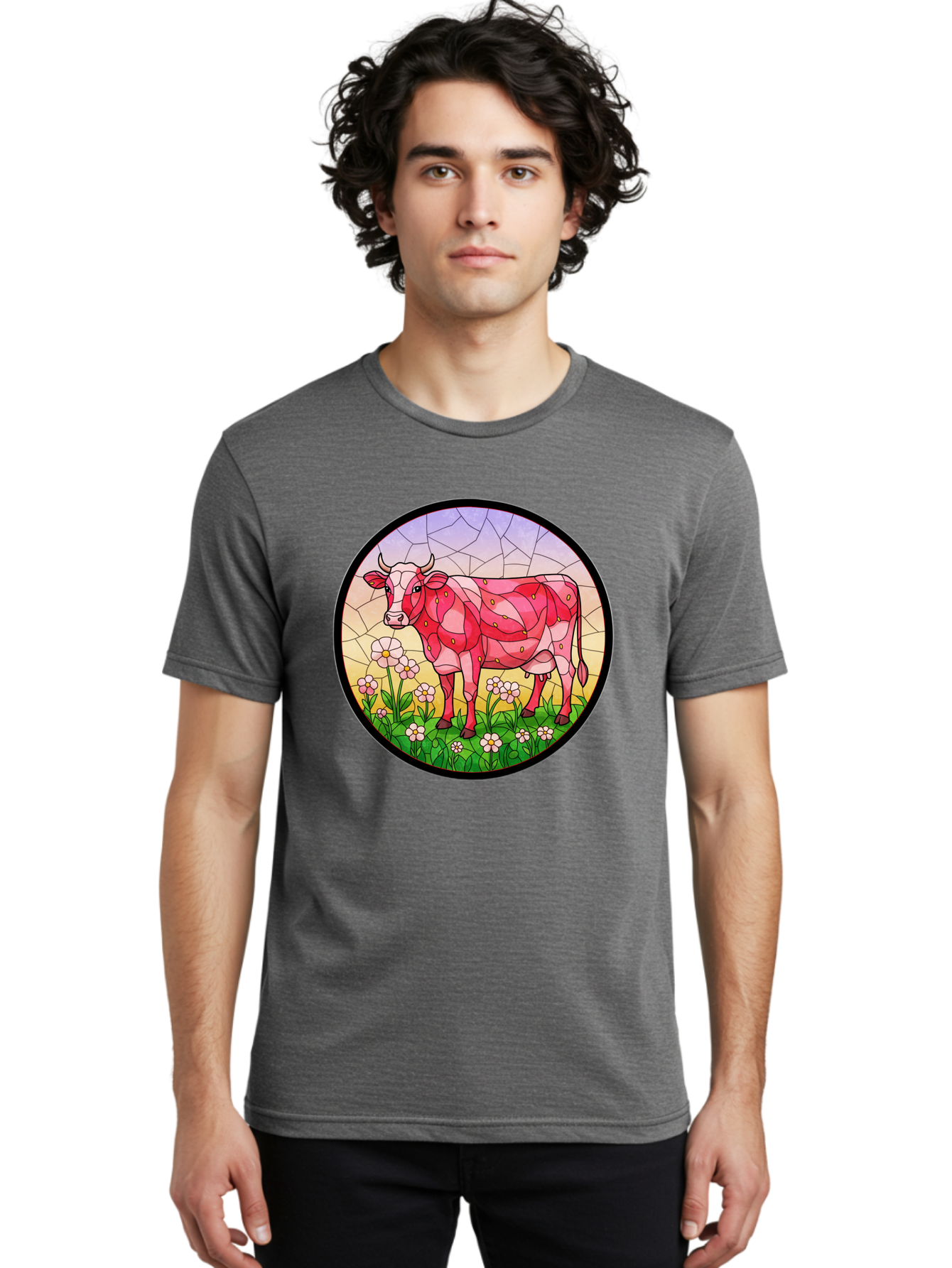Cow-In-Field Men'S Graphic Tee, 100% Cotton, Comfortable Casual Summer Wear, Machine Washable, Vintage Camera, Old Camera, Antique Camera, Black Camera, Classic Photography, Photography Equipment, Nostalgic Device, Film Camera, Camera Art Bak300