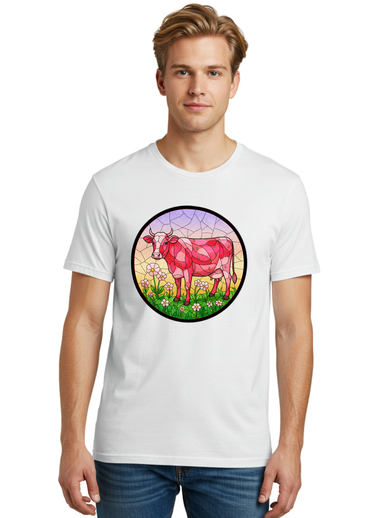 Cow-In-Field Men'S Graphic Tee, 100% Cotton, Comfortable Casual Summer Wear, Machine Washable, Vintage Camera, Old Camera, Antique Camera, Black Camera, Classic Photography, Photography Equipment, Nostalgic Device, Film Camera, Camera Art Bak300