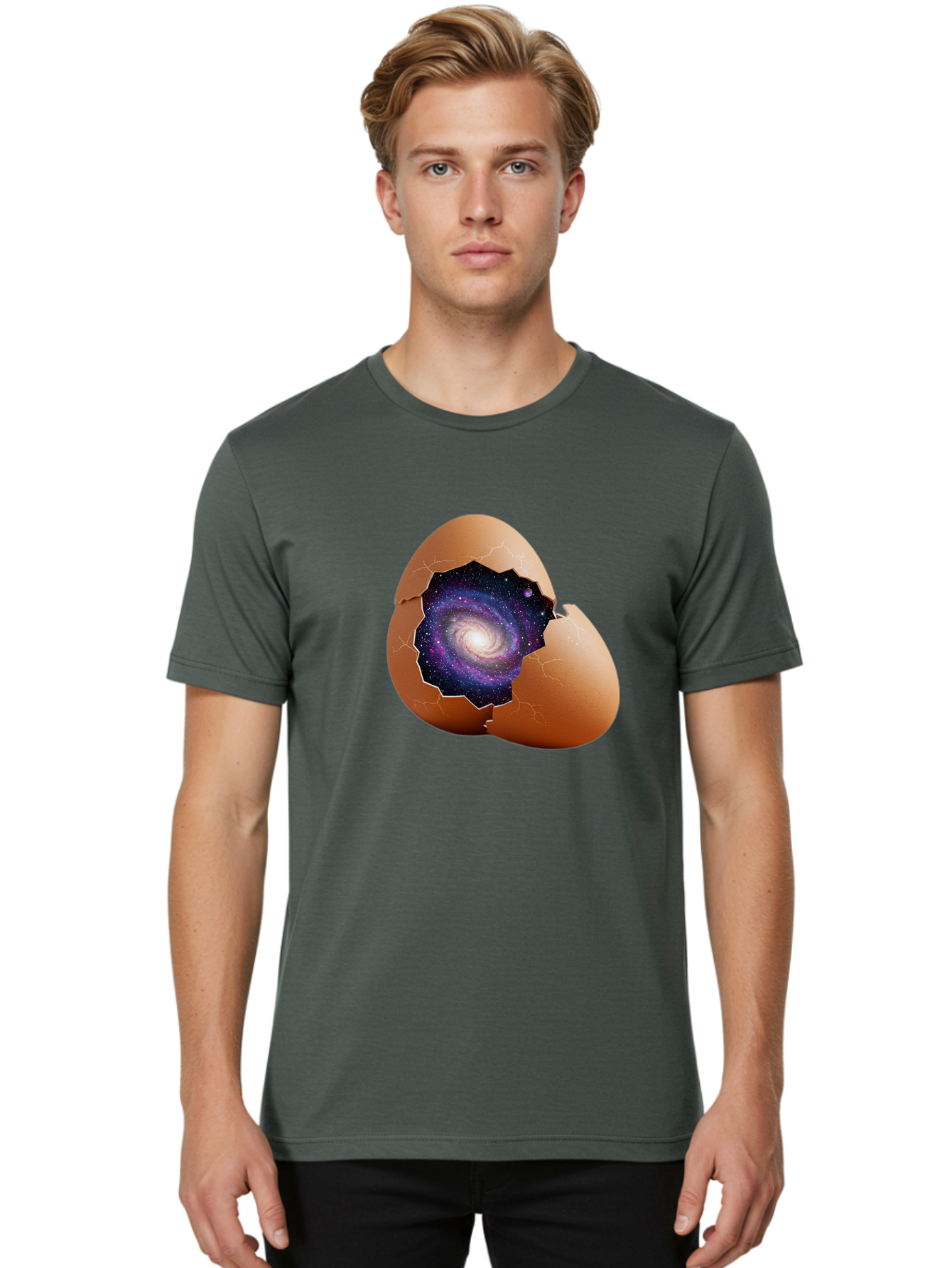 Cracked-Egg-Galaxy-6 Men'S Graphic Tee, 100% Cotton, Comfortable Casual Summer Wear, Machine Washable, Vintage Camera, Old Camera, Antique Camera, Black Camera, Classic Photography, Photography Equipment, Nostalgic Device, Film Camera, Bak308