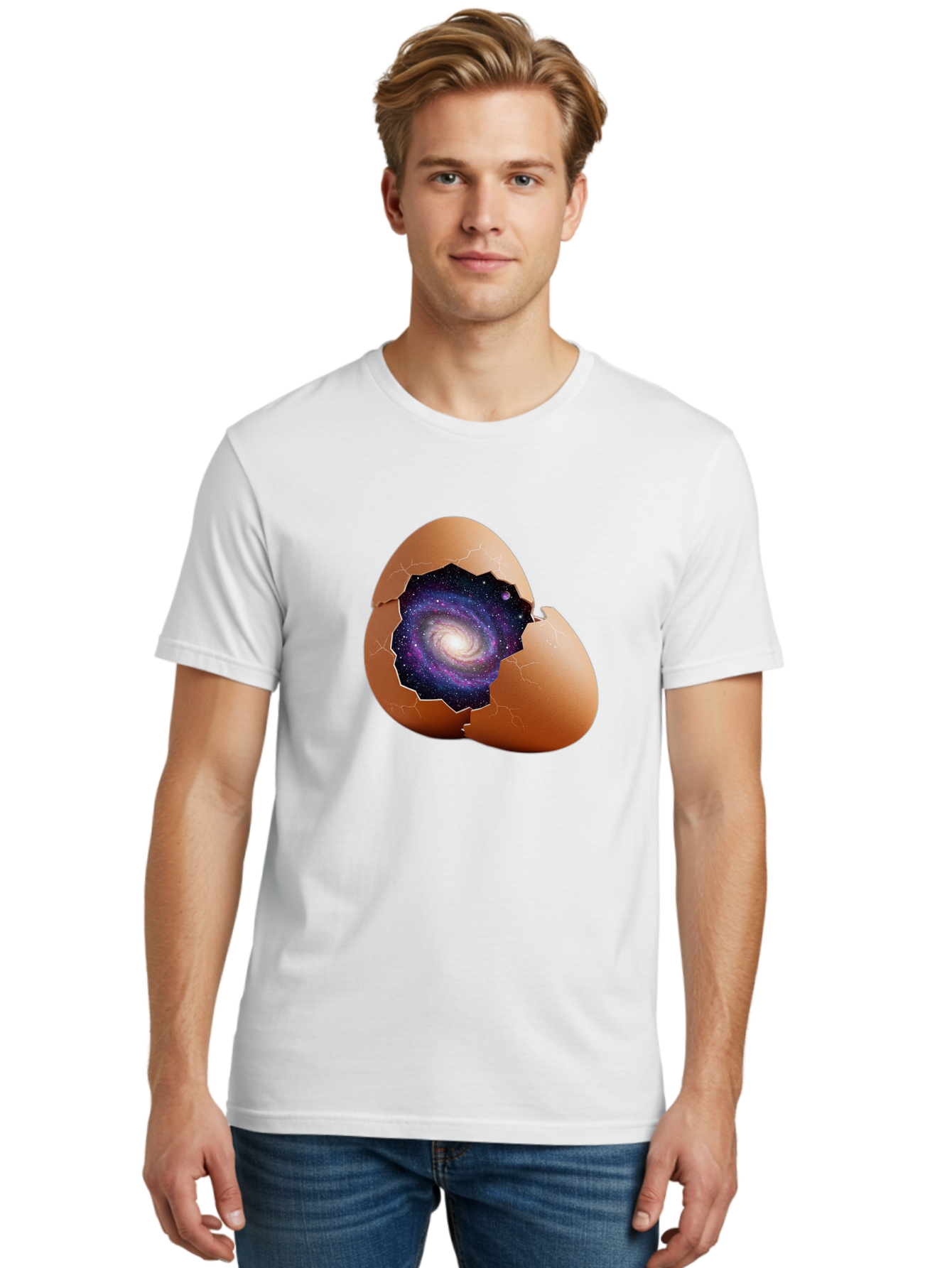 Cracked-Egg-Galaxy-6 Men'S Graphic Tee, 100% Cotton, Comfortable Casual Summer Wear, Machine Washable, Vintage Camera, Old Camera, Antique Camera, Black Camera, Classic Photography, Photography Equipment, Nostalgic Device, Film Camera, Bak308