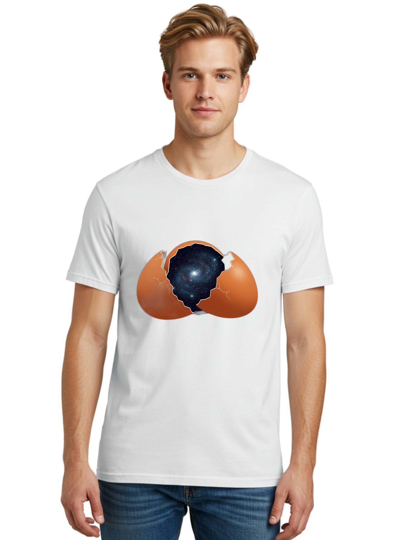 Cracked-Egg-Galaxy Men'S Graphic Tee, 100% Cotton, Comfortable Casual Summer Wear, Machine Washable, Vintage Camera, Old Camera, Antique Camera, Black Camera, Classic Photography, Photography Equipment, Nostalgic Device, Film Camera, Bak309