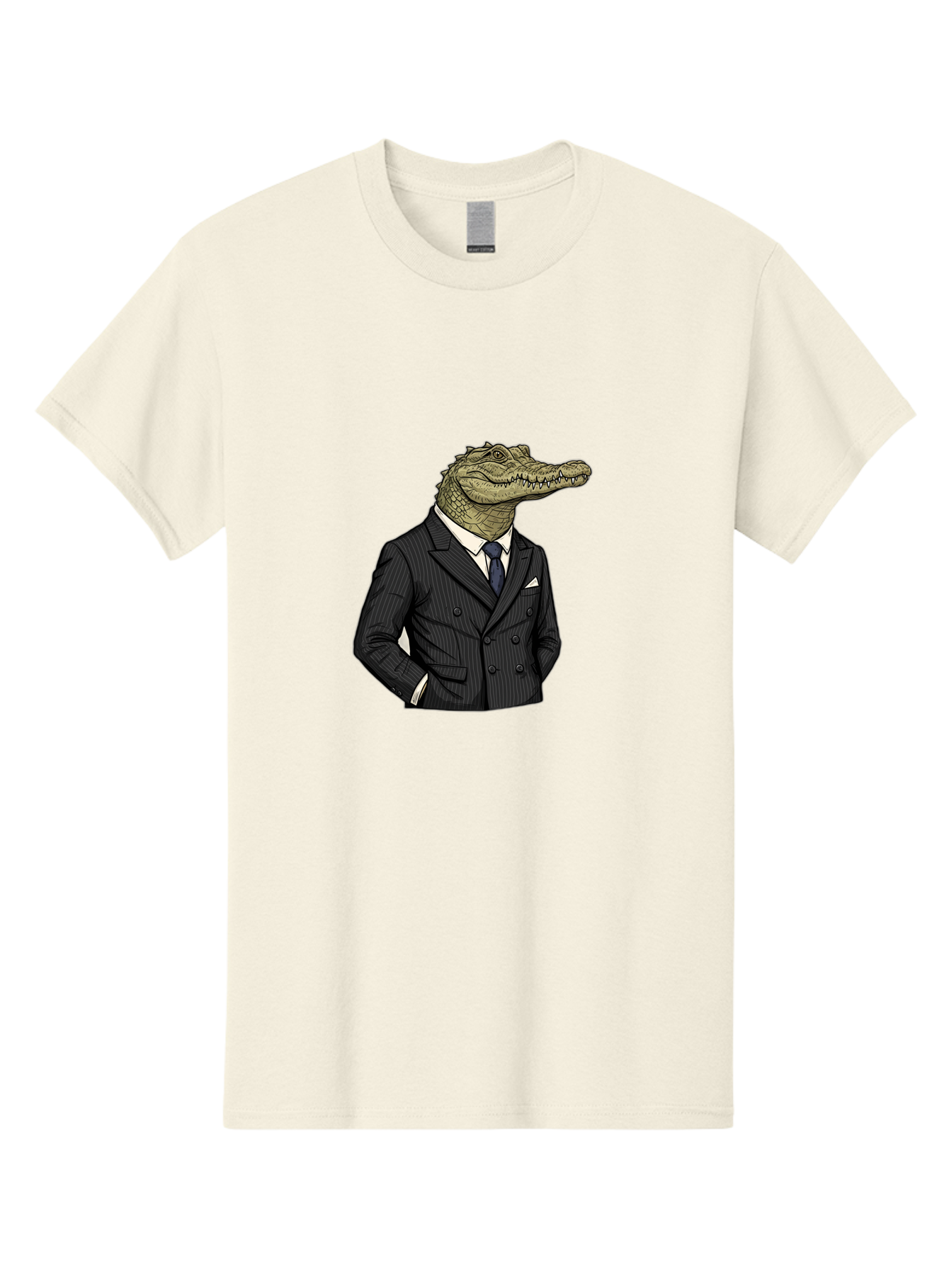 Crocodile-In-Suit-9 Men'S Graphic Tee, 100% Cotton, Comfortable Casual Summer Wear, Machine Washable, Vintage Camera, Old Camera, Antique Camera, Black Camera, Classic Photography, Photography Equipment, Nostalgic Device, Film Camera, Bak333