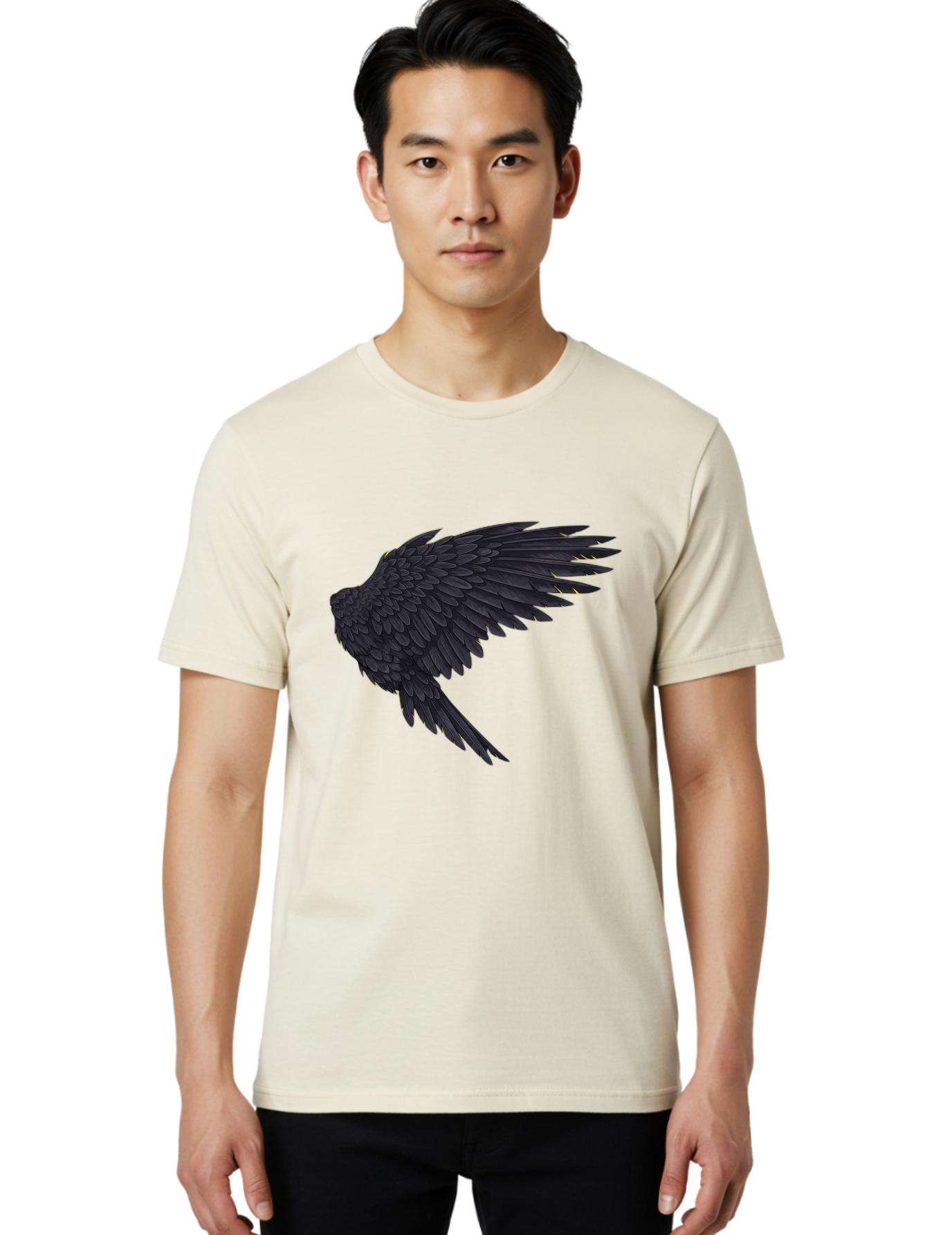 Crow-In-Flight Men'S Graphic Tee, 100% Cotton, Comfortable Casual Summer Wear, Machine Washable, Vintage Camera, Old Camera, Antique Camera, Black Camera, Classic Photography, Photography Equipment, Nostalgic Device, Film Camera, Camera Art Bak338