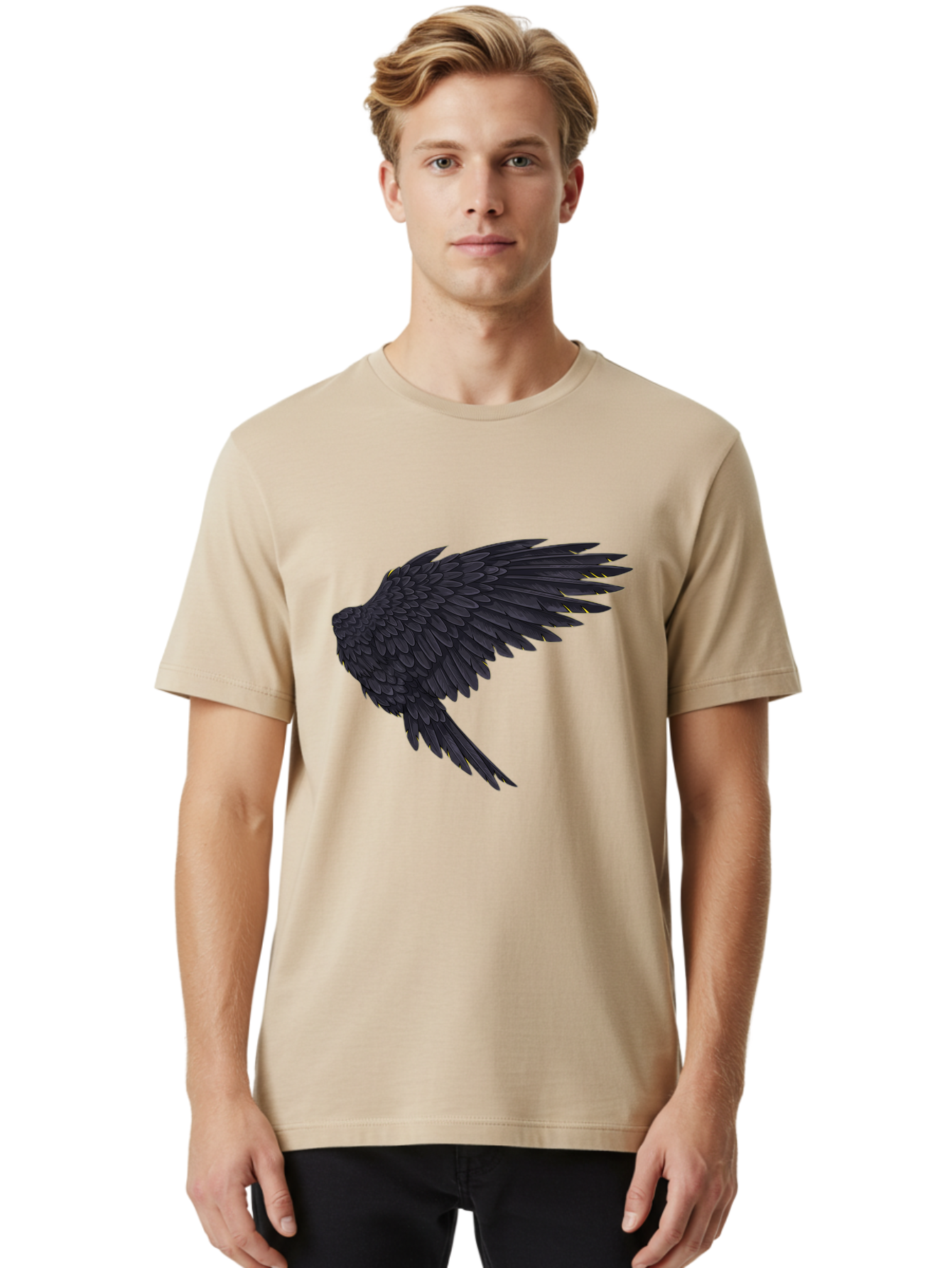 Crow-In-Flight Men'S Graphic Tee, 100% Cotton, Comfortable Casual Summer Wear, Machine Washable, Vintage Camera, Old Camera, Antique Camera, Black Camera, Classic Photography, Photography Equipment, Nostalgic Device, Film Camera, Camera Art Bak338