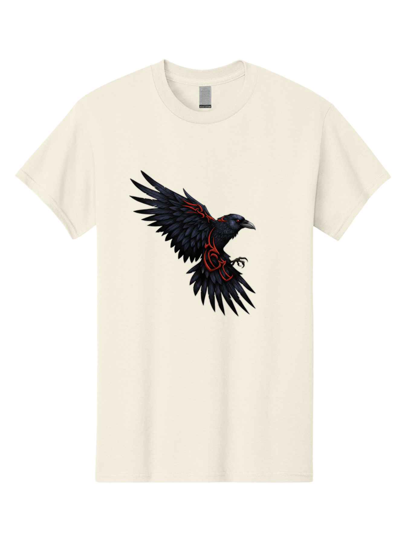 Crow-With-Tribal-Art Men'S Graphic Tee, 100% Cotton, Comfortable Casual Summer Wear, Machine Washable, Vintage Camera, Old Camera, Antique Camera, Black Camera, Classic Photography, Photography Equipment, Nostalgic Device, Film Camera, Bak339