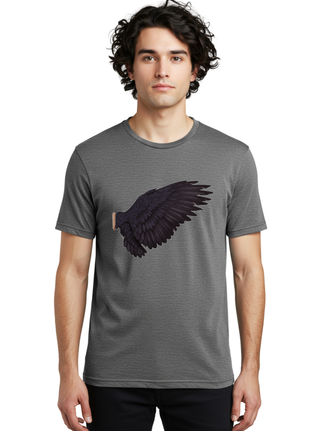 Crow Men'S Graphic Tee, 100% Cotton, Comfortable Casual Summer Wear, Machine Washable, Vintage Camera, Old Camera, Antique Camera, Black Camera, Classic Photography, Photography Equipment, Nostalgic Device, Film Camera, Camera Art Bak340