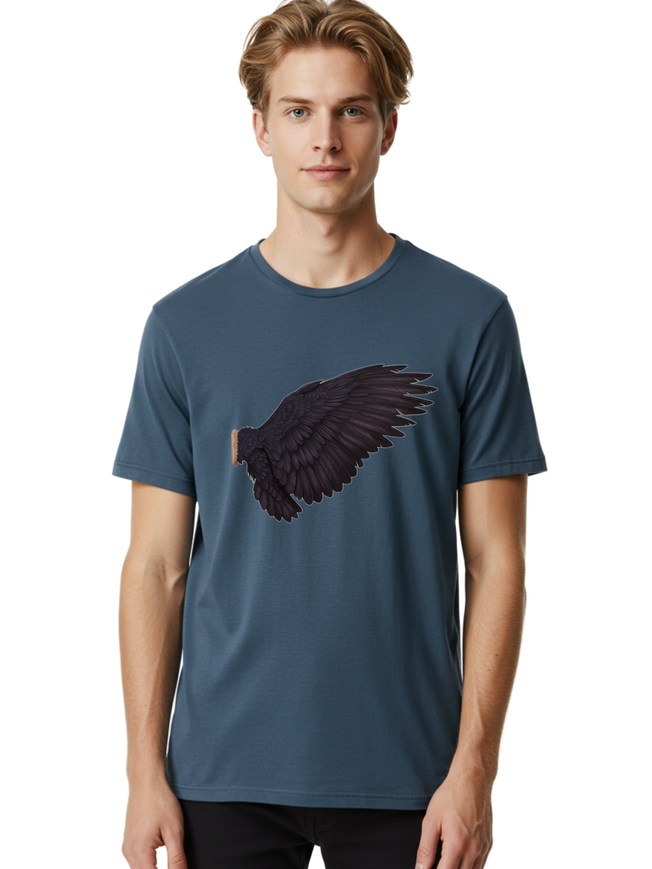 Crow Men'S Graphic Tee, 100% Cotton, Comfortable Casual Summer Wear, Machine Washable, Vintage Camera, Old Camera, Antique Camera, Black Camera, Classic Photography, Photography Equipment, Nostalgic Device, Film Camera, Camera Art Bak340