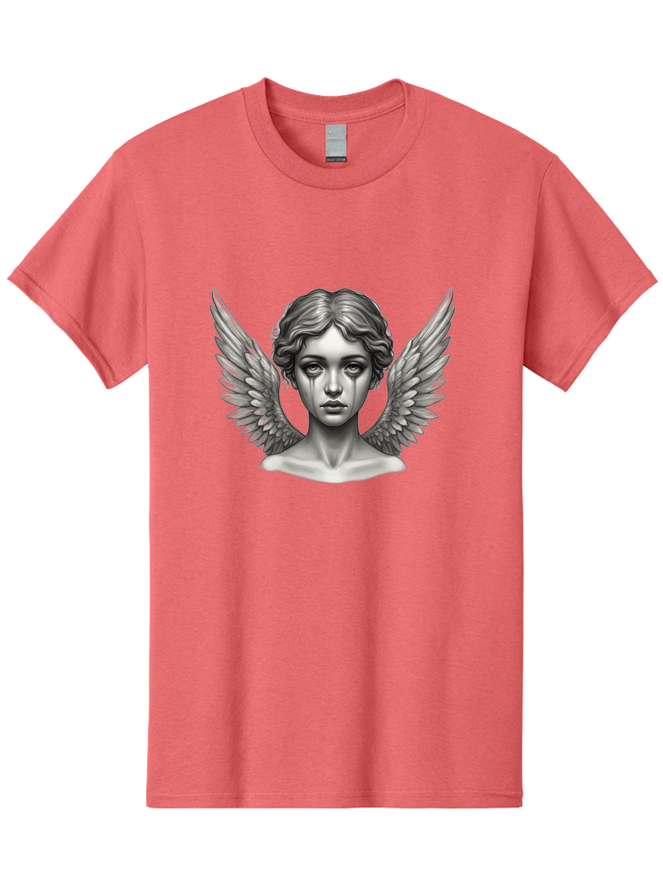 Crying-Angel-Statue Men'S Graphic Tee, 100% Cotton, Comfortable Casual Summer Wear, Machine Washable, Vintage Camera, Old Camera, Antique Camera, Black Camera, Classic Photography, Photography Equipment, Nostalgic Device, Film Camera, Bak345
