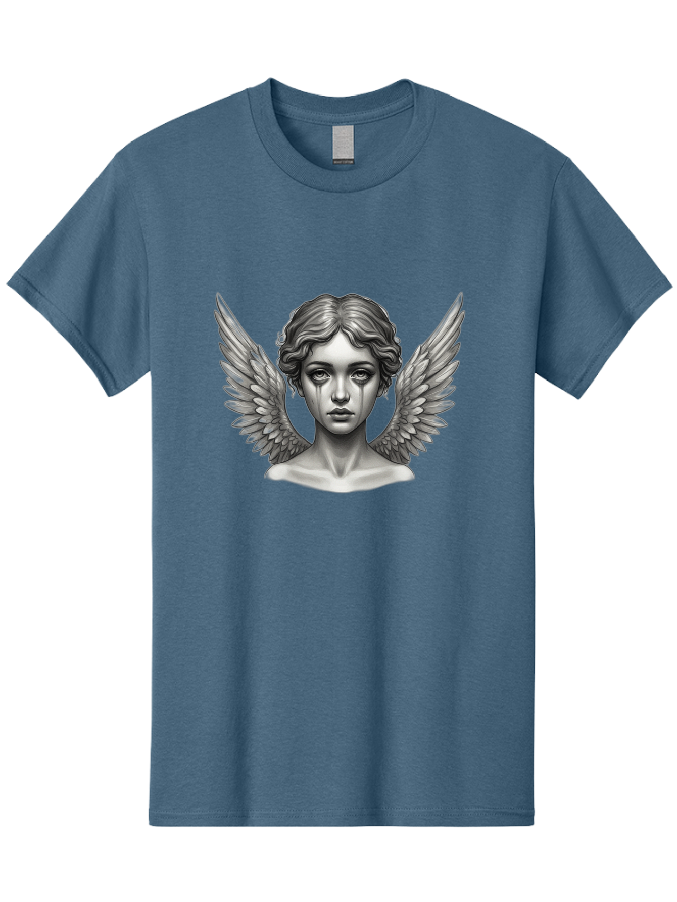 Crying-Angel-Statue Men'S Graphic Tee, 100% Cotton, Comfortable Casual Summer Wear, Machine Washable, Vintage Camera, Old Camera, Antique Camera, Black Camera, Classic Photography, Photography Equipment, Nostalgic Device, Film Camera, Bak345