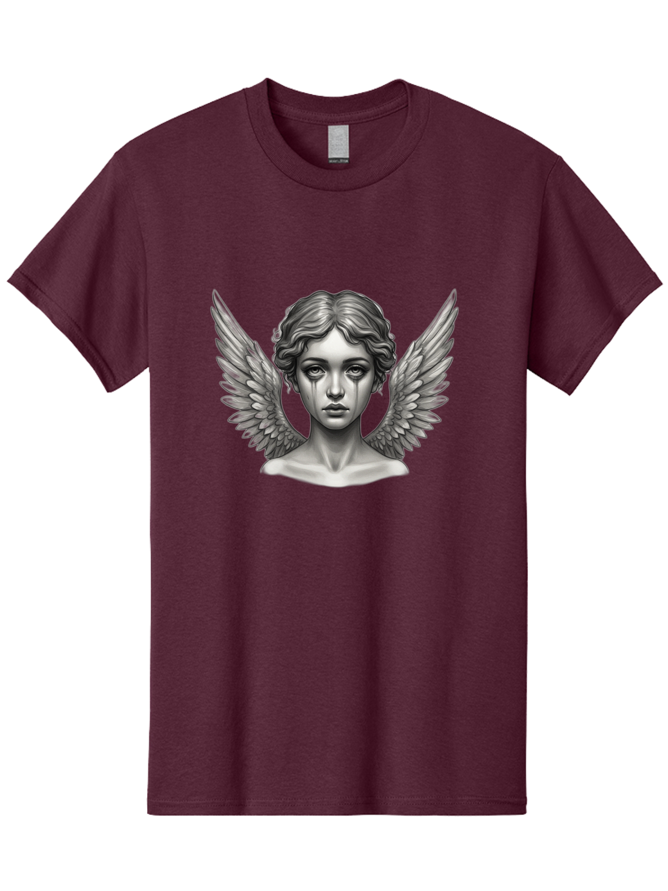 Crying-Angel-Statue Men'S Graphic Tee, 100% Cotton, Comfortable Casual Summer Wear, Machine Washable, Vintage Camera, Old Camera, Antique Camera, Black Camera, Classic Photography, Photography Equipment, Nostalgic Device, Film Camera, Bak345