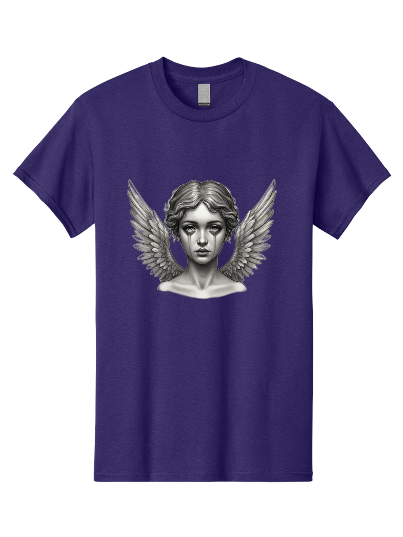 Crying-Angel-Statue Men'S Graphic Tee, 100% Cotton, Comfortable Casual Summer Wear, Machine Washable, Vintage Camera, Old Camera, Antique Camera, Black Camera, Classic Photography, Photography Equipment, Nostalgic Device, Film Camera, Bak345