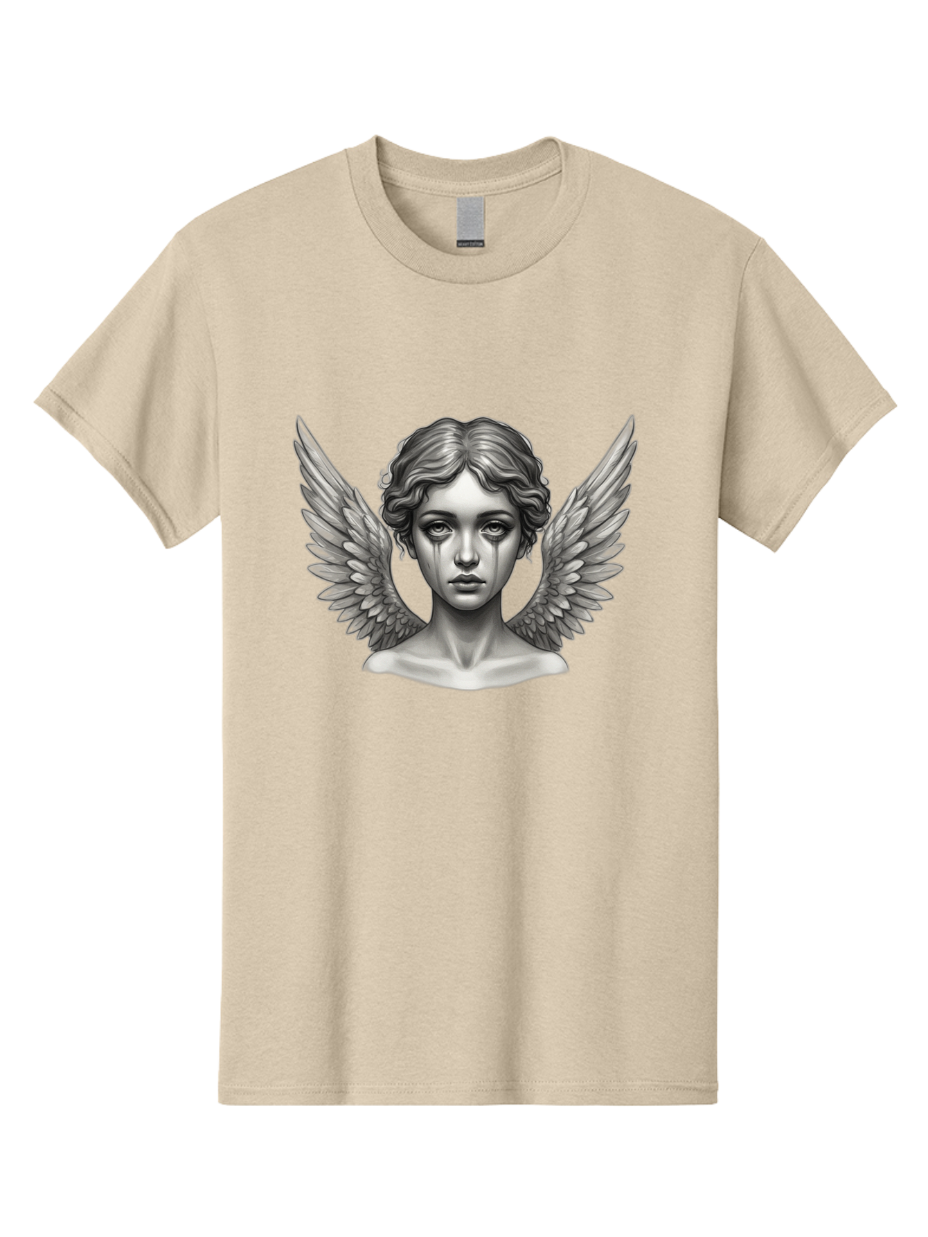 Crying-Angel-Statue Men'S Graphic Tee, 100% Cotton, Comfortable Casual Summer Wear, Machine Washable, Vintage Camera, Old Camera, Antique Camera, Black Camera, Classic Photography, Photography Equipment, Nostalgic Device, Film Camera, Bak345