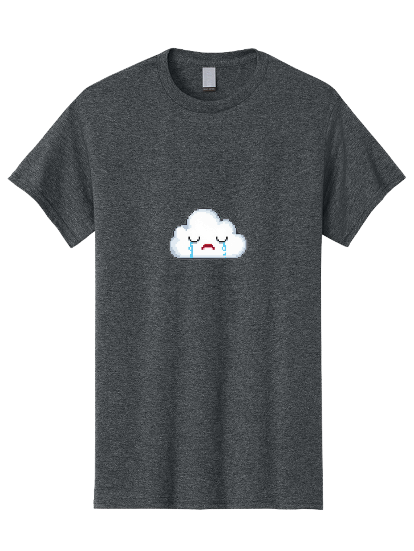 Crying-Cloud-2 Men'S Graphic Tee, 100% Cotton, Comfortable Casual Summer Wear, Machine Washable, Vintage Camera, Old Camera, Antique Camera, Black Camera, Classic Photography, Photography Equipment, Nostalgic Device, Film Camera, Camera Art Bak349