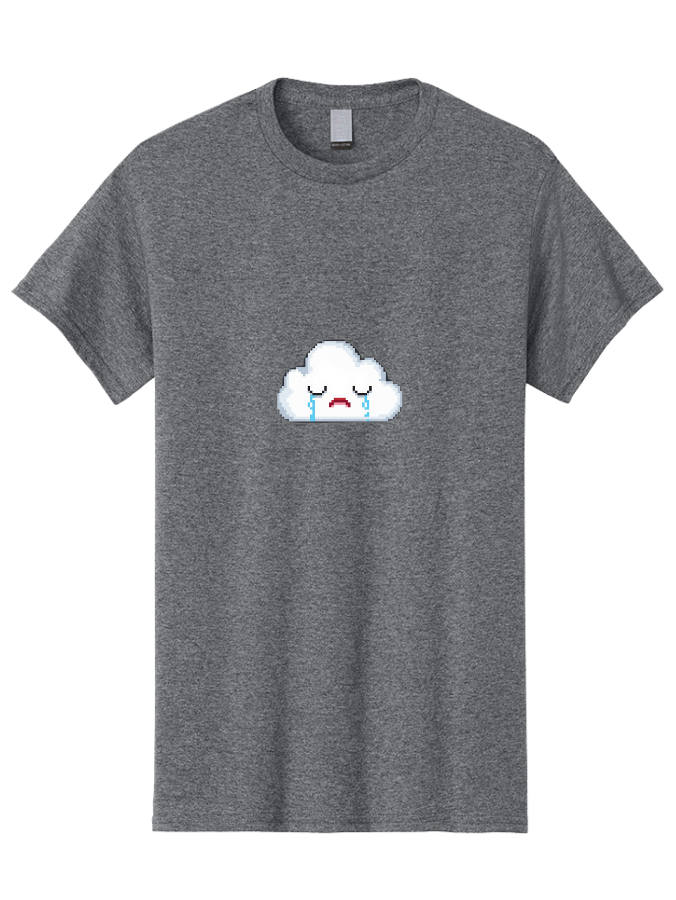 Crying-Cloud-2 Men'S Graphic Tee, 100% Cotton, Comfortable Casual Summer Wear, Machine Washable, Vintage Camera, Old Camera, Antique Camera, Black Camera, Classic Photography, Photography Equipment, Nostalgic Device, Film Camera, Camera Art Bak349