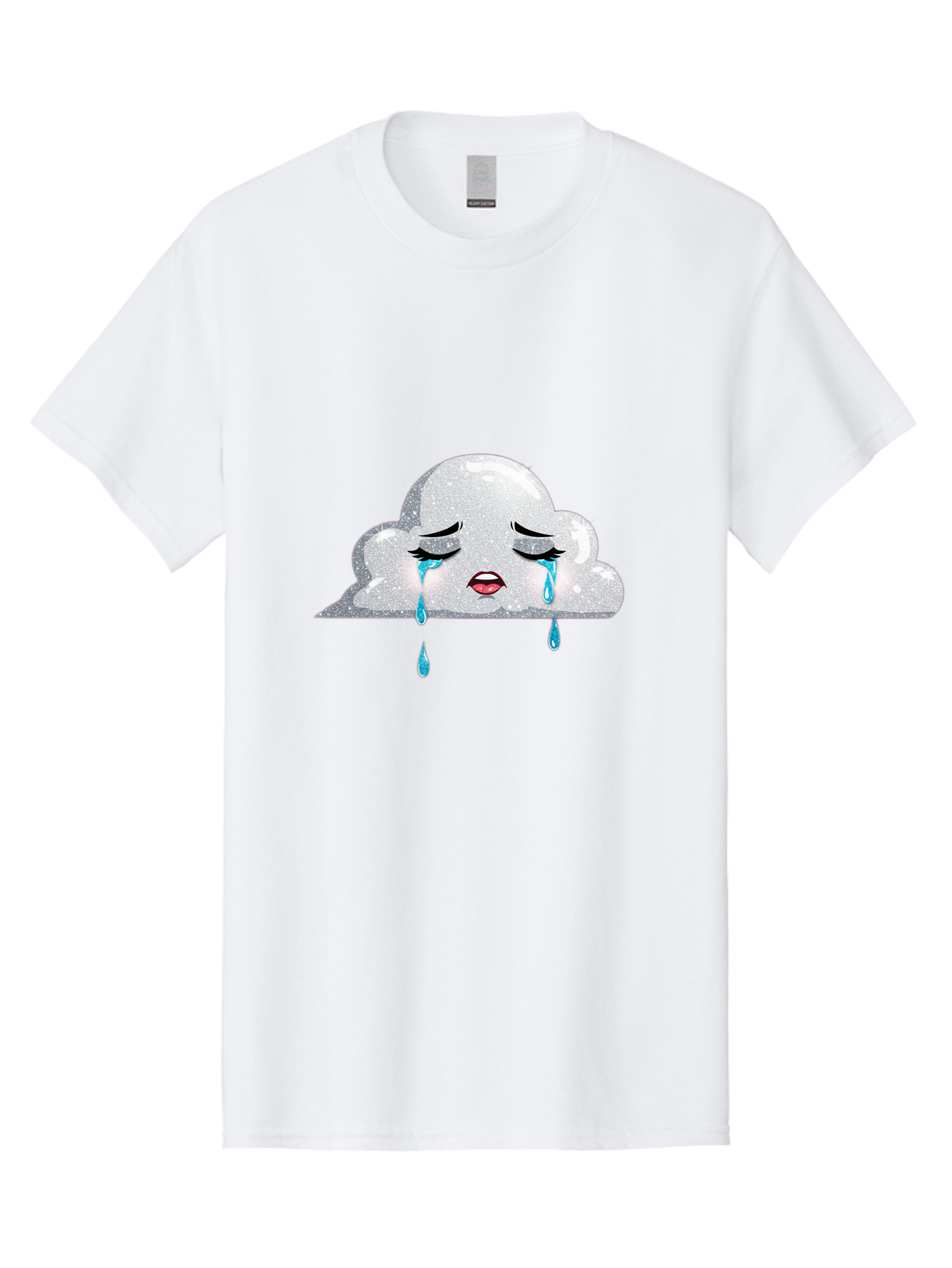 Crying-Cloud-3 Men'S Graphic Tee, 100% Cotton, Comfortable Casual Summer Wear, Machine Washable, Vintage Camera, Old Camera, Antique Camera, Black Camera, Classic Photography, Photography Equipment, Nostalgic Device, Film Camera, Camera Art Bak350