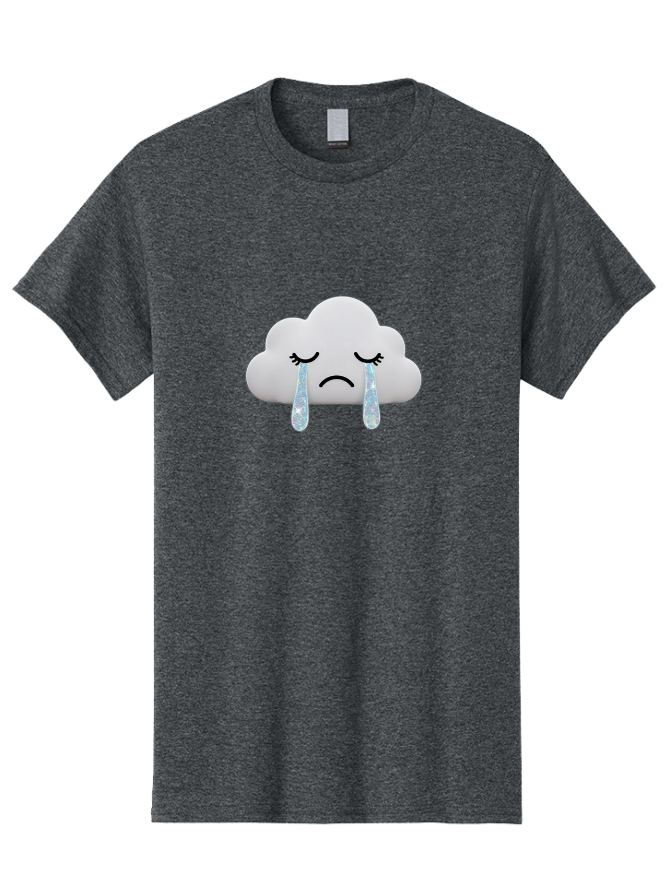 Crying-Cloud-4 Men'S Graphic Tee, 100% Cotton, Comfortable Casual Summer Wear, Machine Washable, Vintage Camera, Old Camera, Antique Camera, Black Camera, Classic Photography, Photography Equipment, Nostalgic Device, Film Camera, Camera Art Bak351