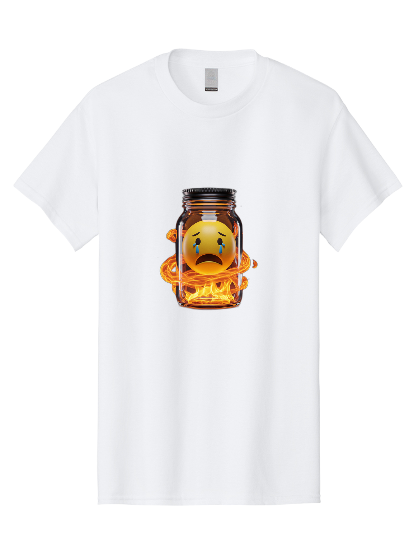 Crying-Emoji-Jar Men'S Graphic Tee, 100% Cotton, Comfortable Casual Summer Wear, Machine Washable, Vintage Camera, Old Camera, Antique Camera, Black Camera, Classic Photography, Photography Equipment, Nostalgic Device, Film Camera, Camera Art Bak355