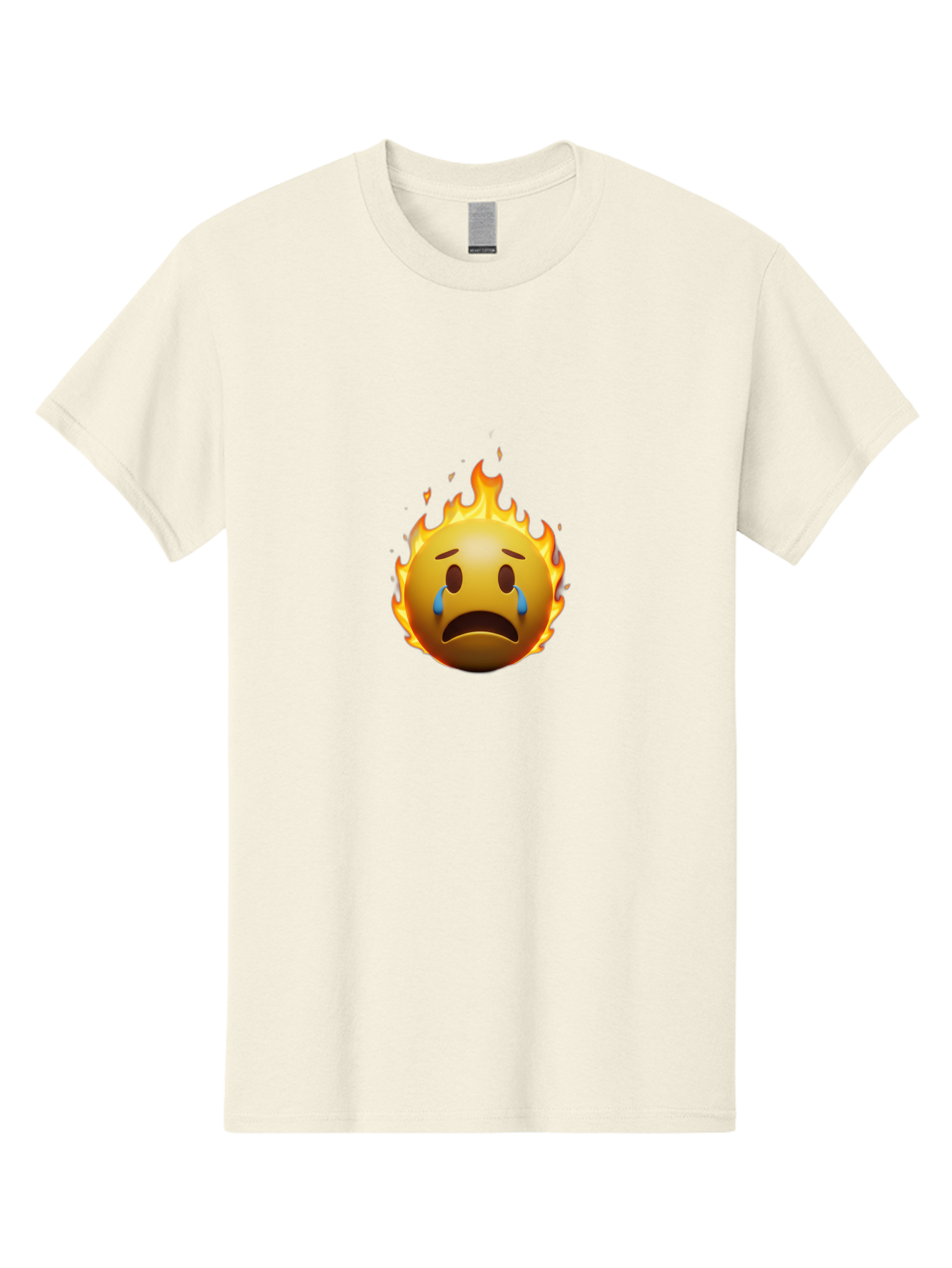 Crying-Face-On-Fire-Emoji Men'S Graphic Tee, 100% Cotton, Comfortable Casual Summer Wear, Machine Washable, Vintage Camera, Old Camera, Antique Camera, Black Camera, Classic Photography, Photography Equipment, Nostalgic Device, Film Camera, Bak357