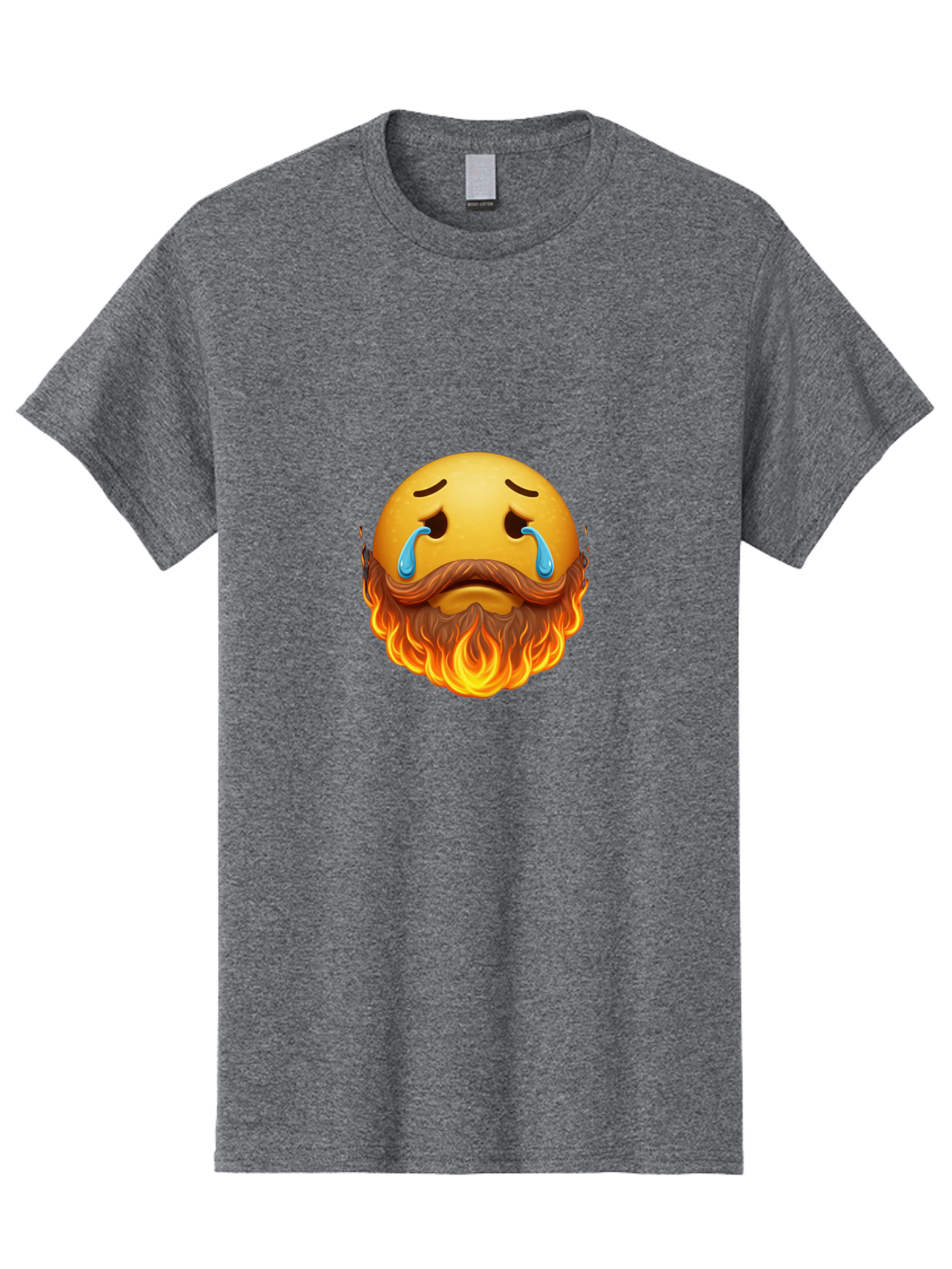 Crying-Fire-Emoji Men'S Graphic Tee, 100% Cotton, Comfortable Casual Summer Wear, Machine Washable, Vintage Camera, Old Camera, Antique Camera, Black Camera, Classic Photography, Photography Equipment, Nostalgic Device, Film Camera, Camera Art Bak358