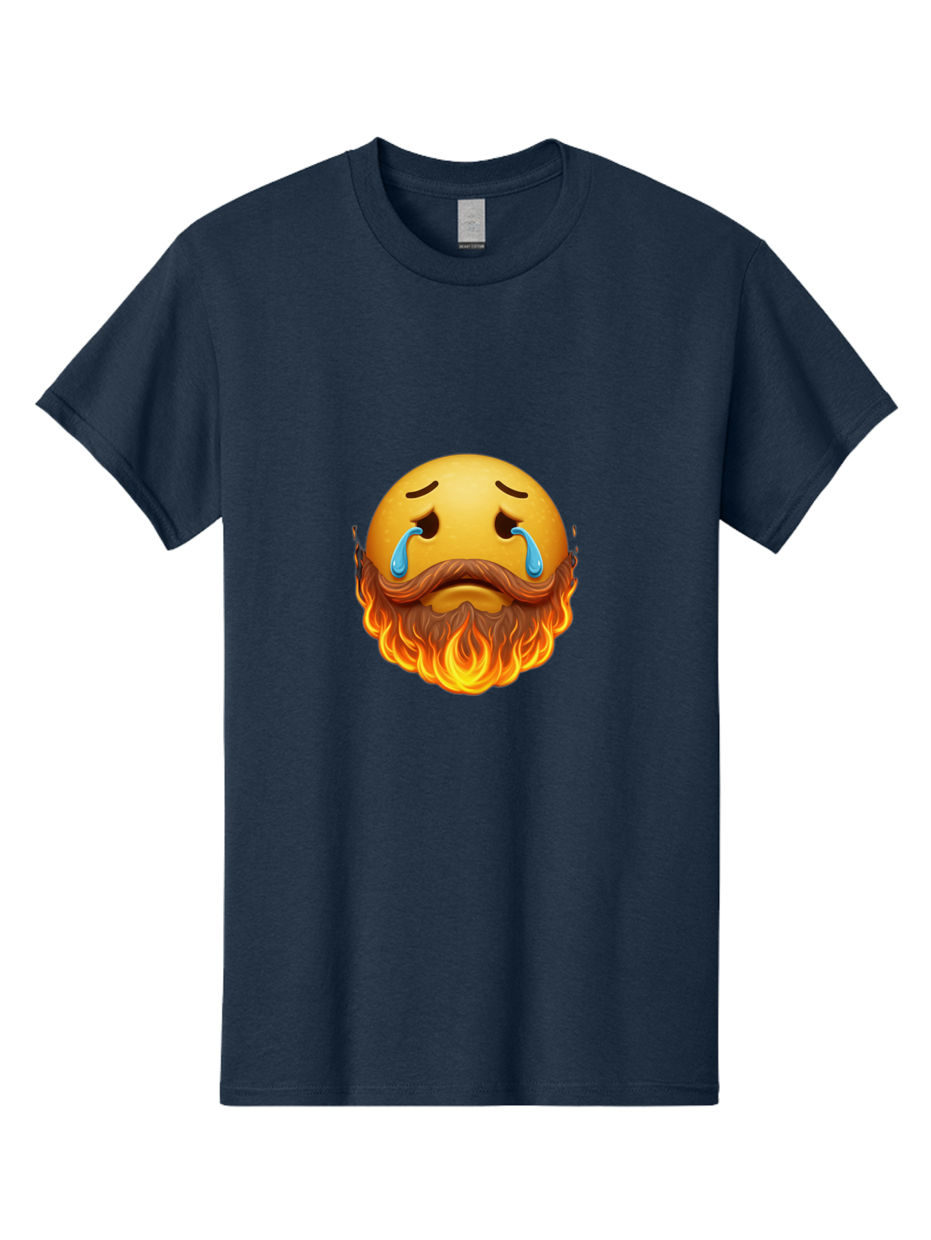 Crying-Fire-Emoji Men'S Graphic Tee, 100% Cotton, Comfortable Casual Summer Wear, Machine Washable, Vintage Camera, Old Camera, Antique Camera, Black Camera, Classic Photography, Photography Equipment, Nostalgic Device, Film Camera, Camera Art Bak358