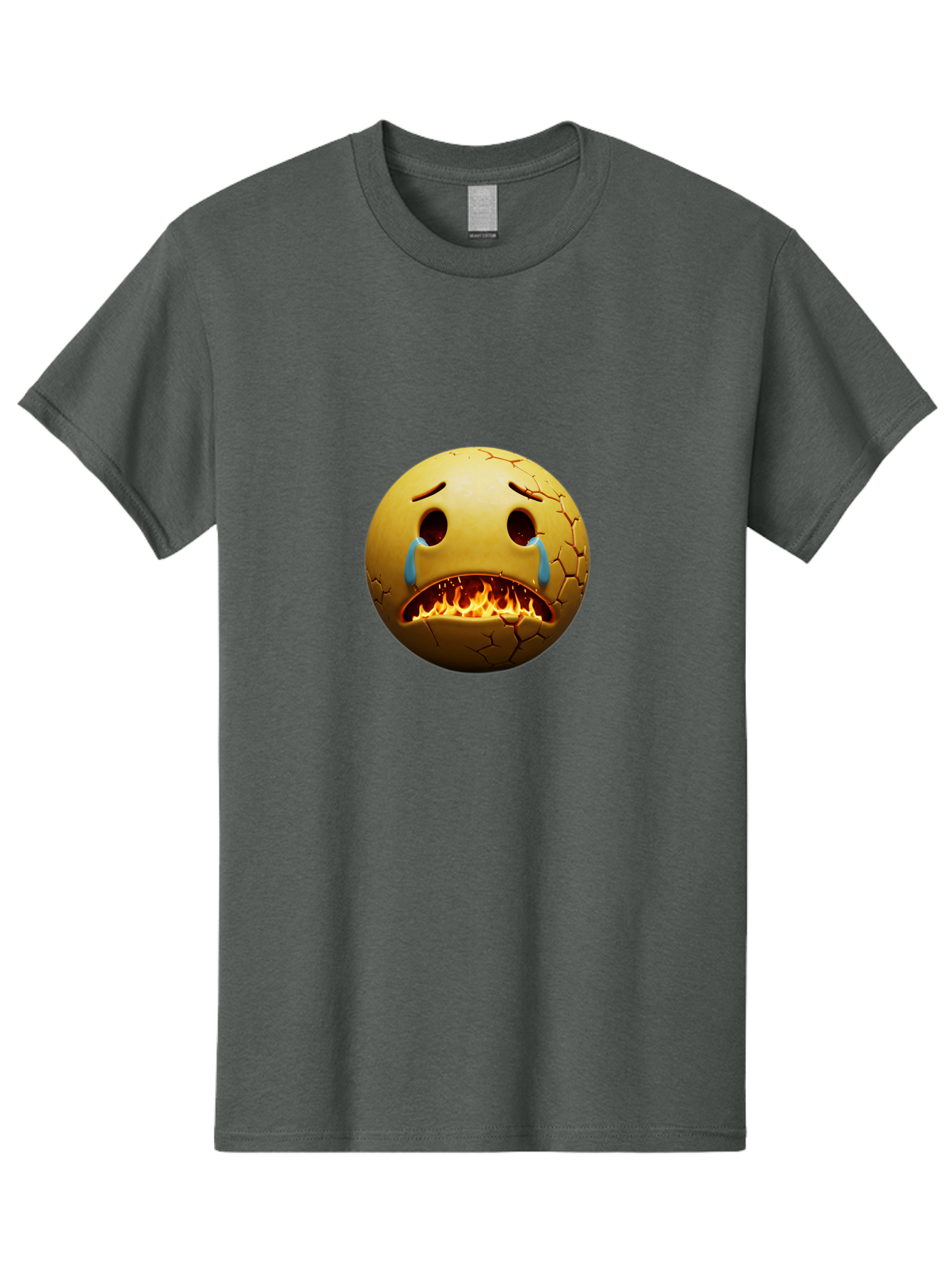 Crying-Flaming-Emoji Men'S Graphic Tee, 100% Cotton, Comfortable Casual Summer Wear, Machine Washable, Vintage Camera, Old Camera, Antique Camera, Black Camera, Classic Photography, Photography Equipment, Nostalgic Device, Film Camera, Bak359