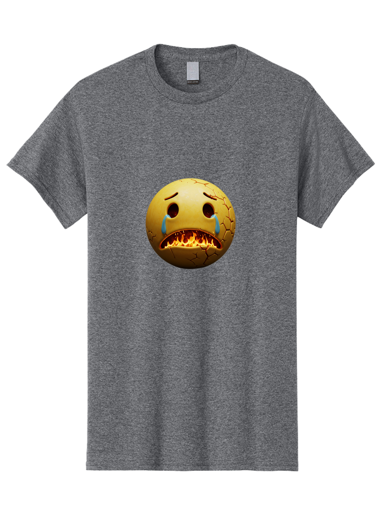 Crying-Flaming-Emoji Men'S Graphic Tee, 100% Cotton, Comfortable Casual Summer Wear, Machine Washable, Vintage Camera, Old Camera, Antique Camera, Black Camera, Classic Photography, Photography Equipment, Nostalgic Device, Film Camera, Bak359