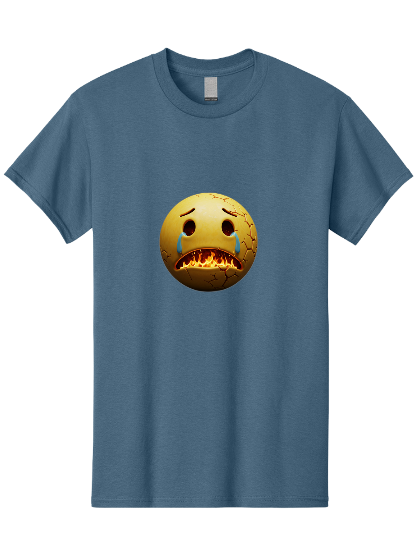 Crying-Flaming-Emoji Men'S Graphic Tee, 100% Cotton, Comfortable Casual Summer Wear, Machine Washable, Vintage Camera, Old Camera, Antique Camera, Black Camera, Classic Photography, Photography Equipment, Nostalgic Device, Film Camera, Bak359