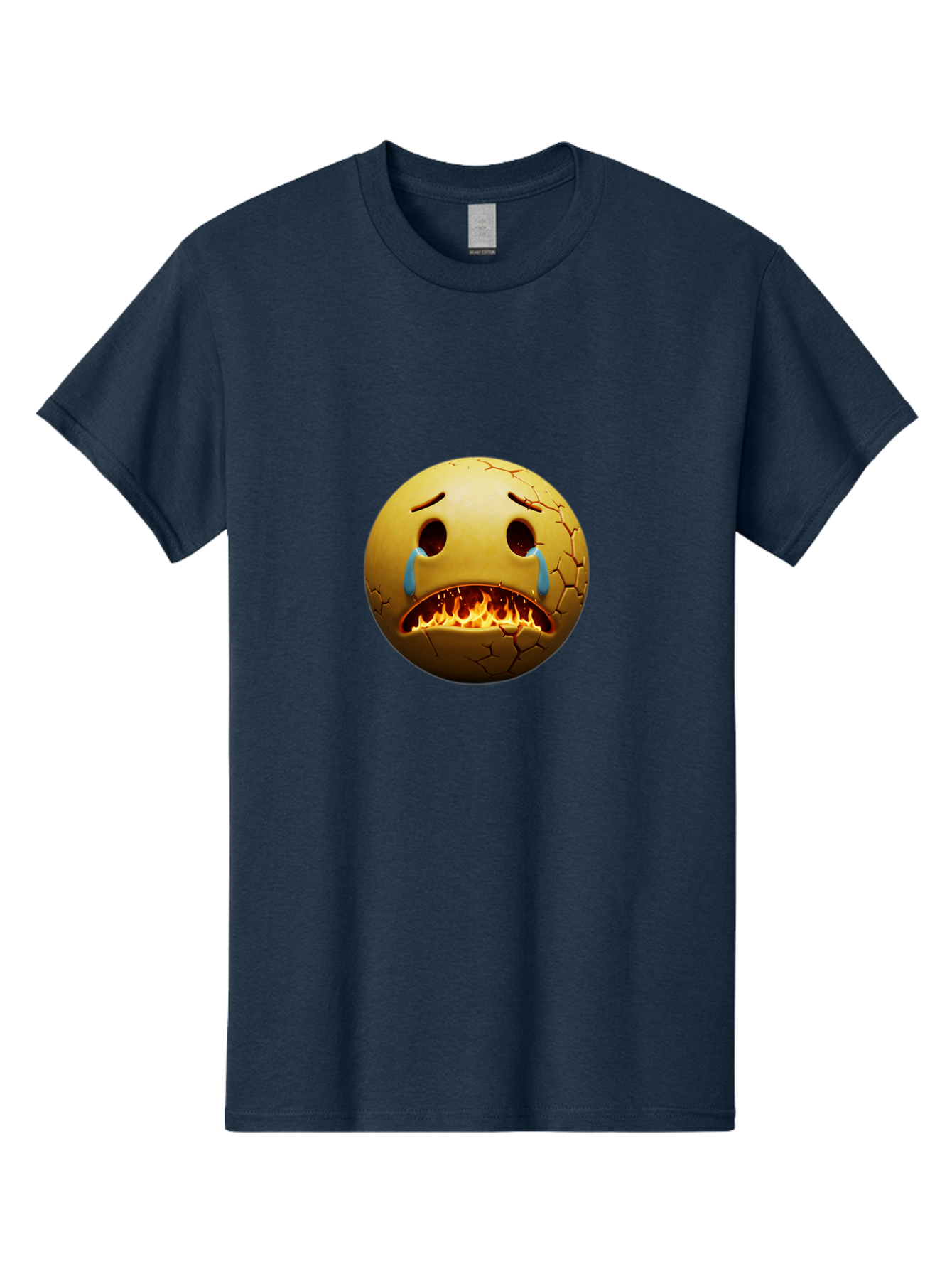 Crying-Flaming-Emoji Men'S Graphic Tee, 100% Cotton, Comfortable Casual Summer Wear, Machine Washable, Vintage Camera, Old Camera, Antique Camera, Black Camera, Classic Photography, Photography Equipment, Nostalgic Device, Film Camera, Bak359