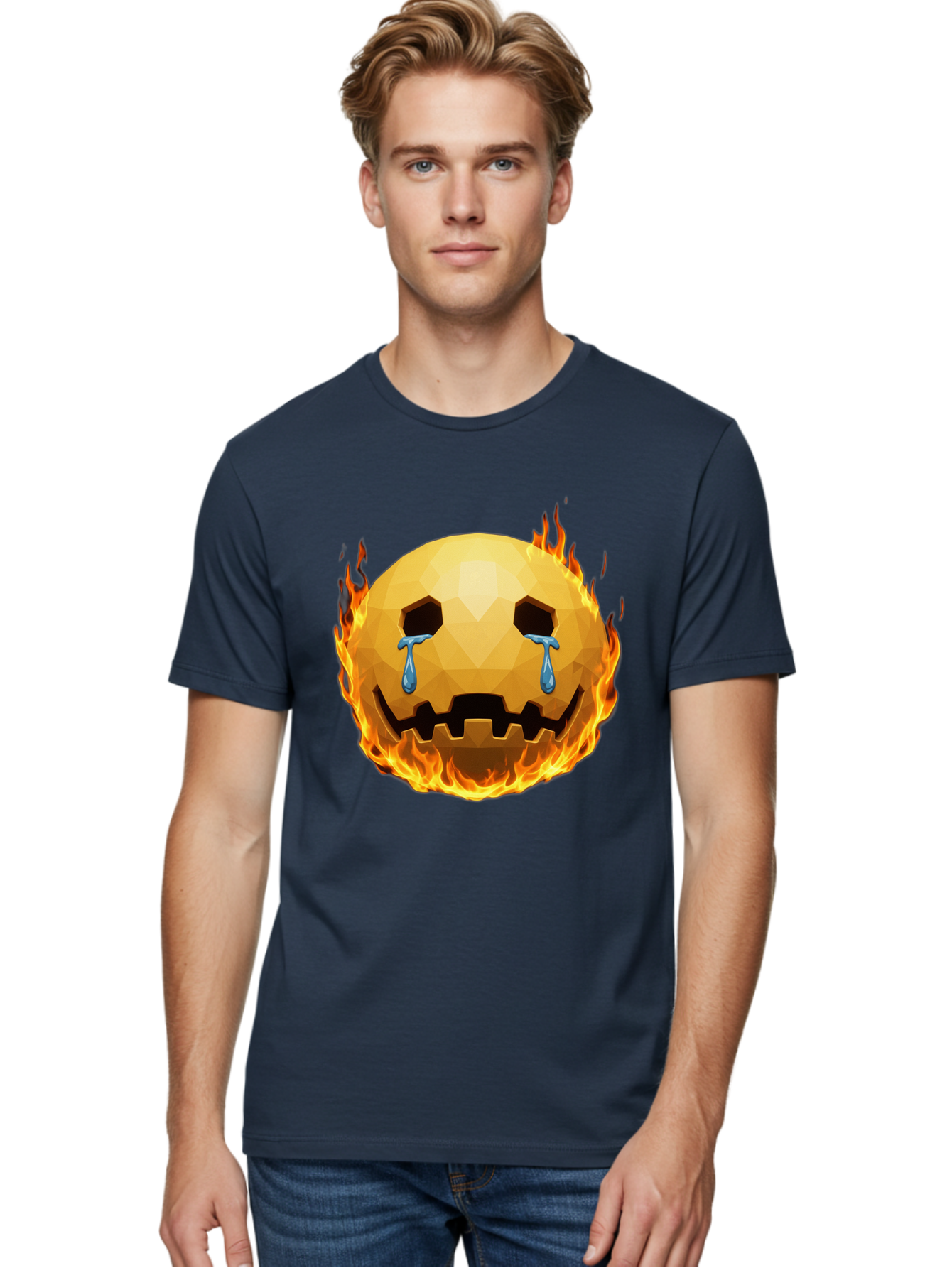 Crying-Flaming-Face Men'S Graphic Tee, 100% Cotton, Comfortable Casual Summer Wear, Machine Washable, Vintage Camera, Old Camera, Antique Camera, Black Camera, Classic Photography, Photography Equipment, Nostalgic Device, Film Camera, Bak360