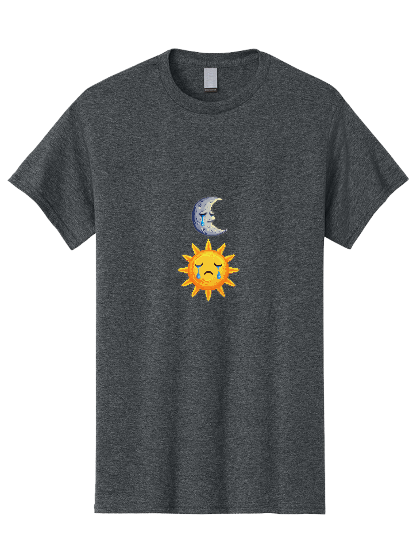 Crying-Sun-And-Moon Men'S Graphic Tee, 100% Cotton, Comfortable Casual Summer Wear, Machine Washable, Vintage Camera, Old Camera, Antique Camera, Black Camera, Classic Photography, Photography Equipment, Nostalgic Device, Film Camera, Bak364