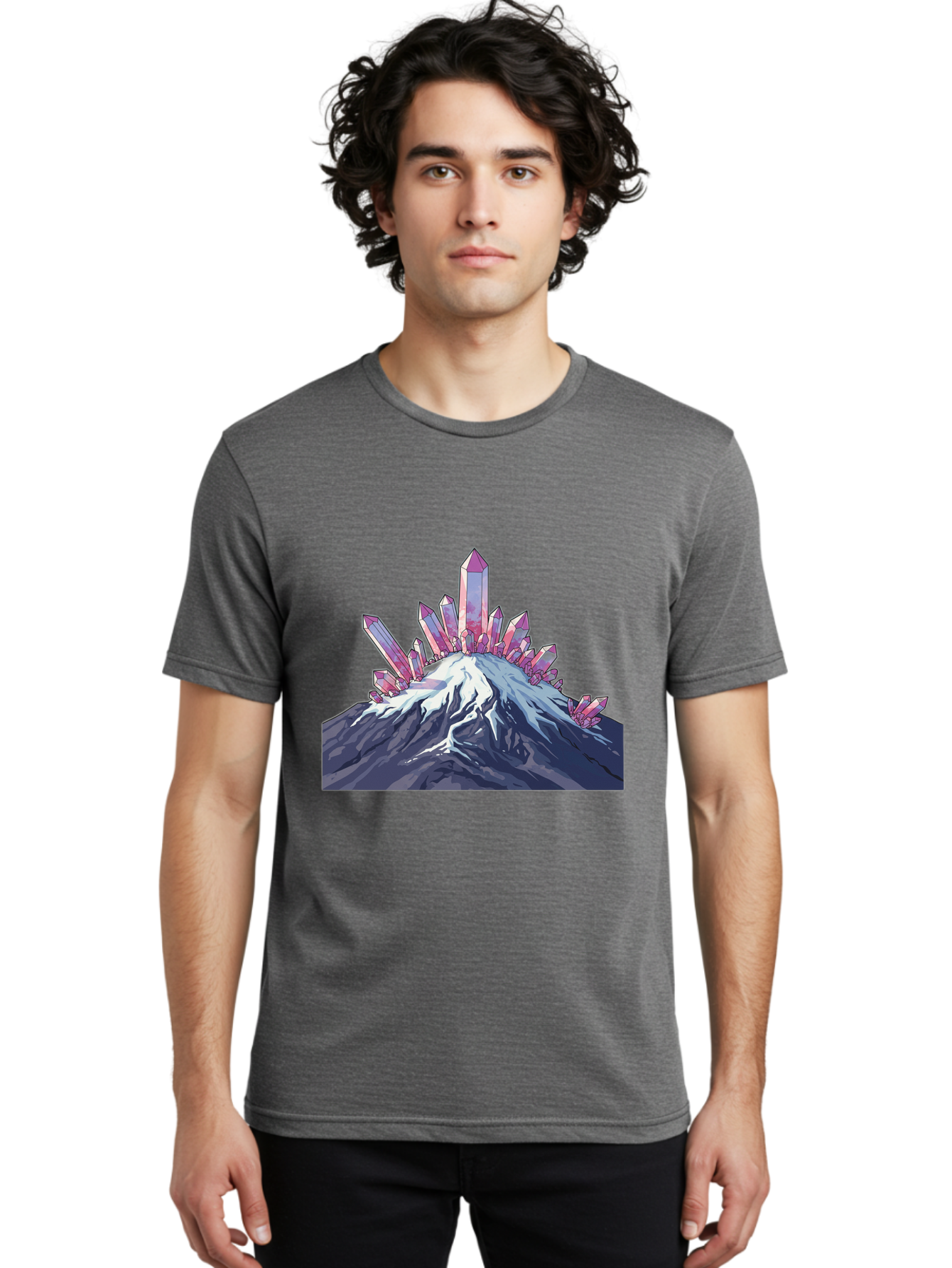Crystals-On-Mountain Men'S Graphic Tee, 100% Cotton, Comfortable Casual Summer Wear, Machine Washable, Vintage Camera, Old Camera, Antique Camera, Black Camera, Classic Photography, Photography Equipment, Nostalgic Device, Film Camera, Bak377