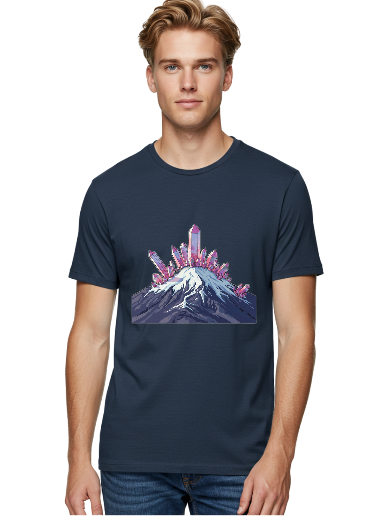 Crystals-On-Mountain Men'S Graphic Tee, 100% Cotton, Comfortable Casual Summer Wear, Machine Washable, Vintage Camera, Old Camera, Antique Camera, Black Camera, Classic Photography, Photography Equipment, Nostalgic Device, Film Camera, Bak377