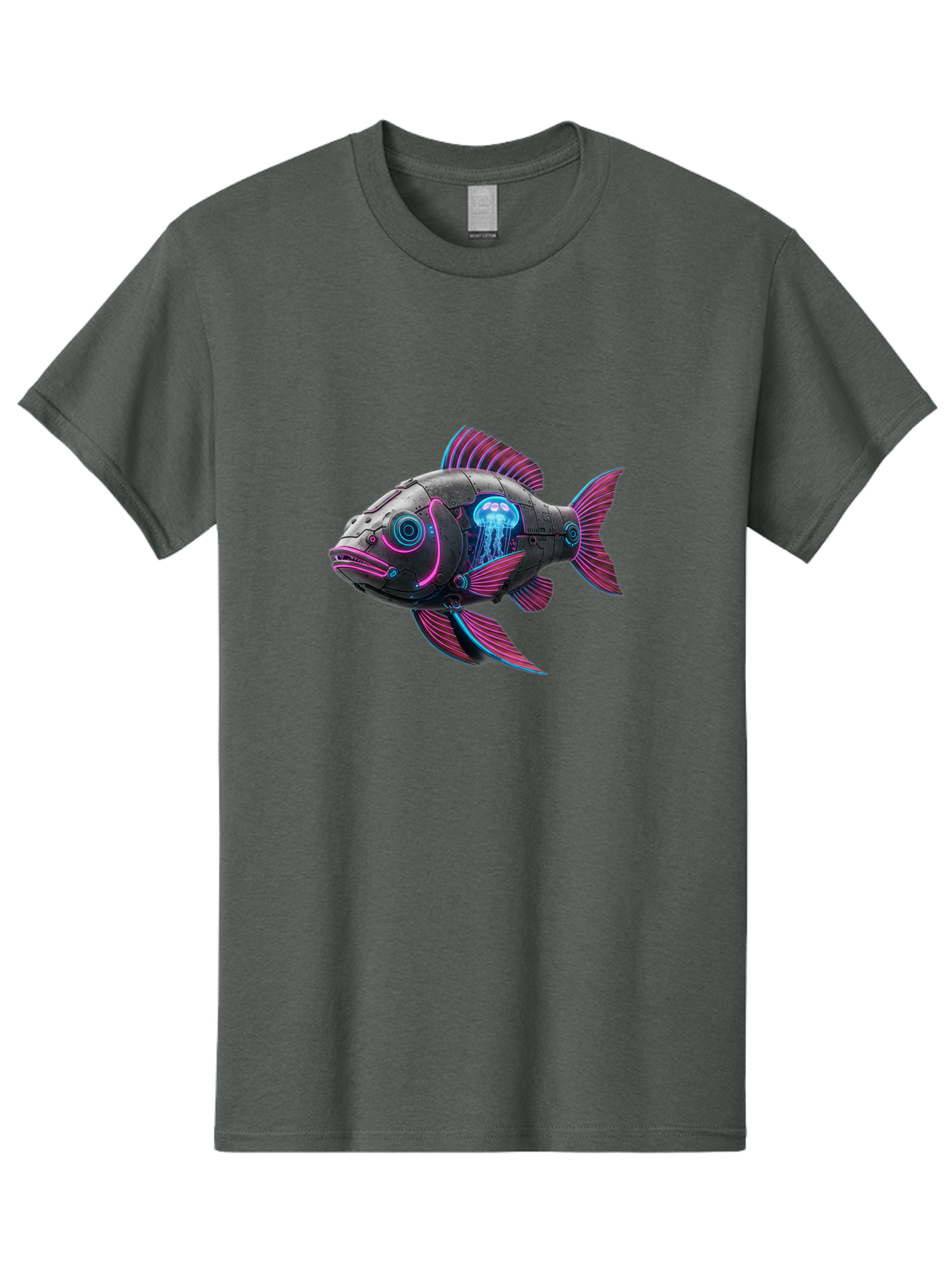 Cybernetic-Fish Men'S Graphic Tee, 100% Cotton, Comfortable Casual Summer Wear, Machine Washable, Vintage Camera, Old Camera, Antique Camera, Black Camera, Classic Photography, Photography Equipment, Nostalgic Device, Film Camera, Camera Art Bak389