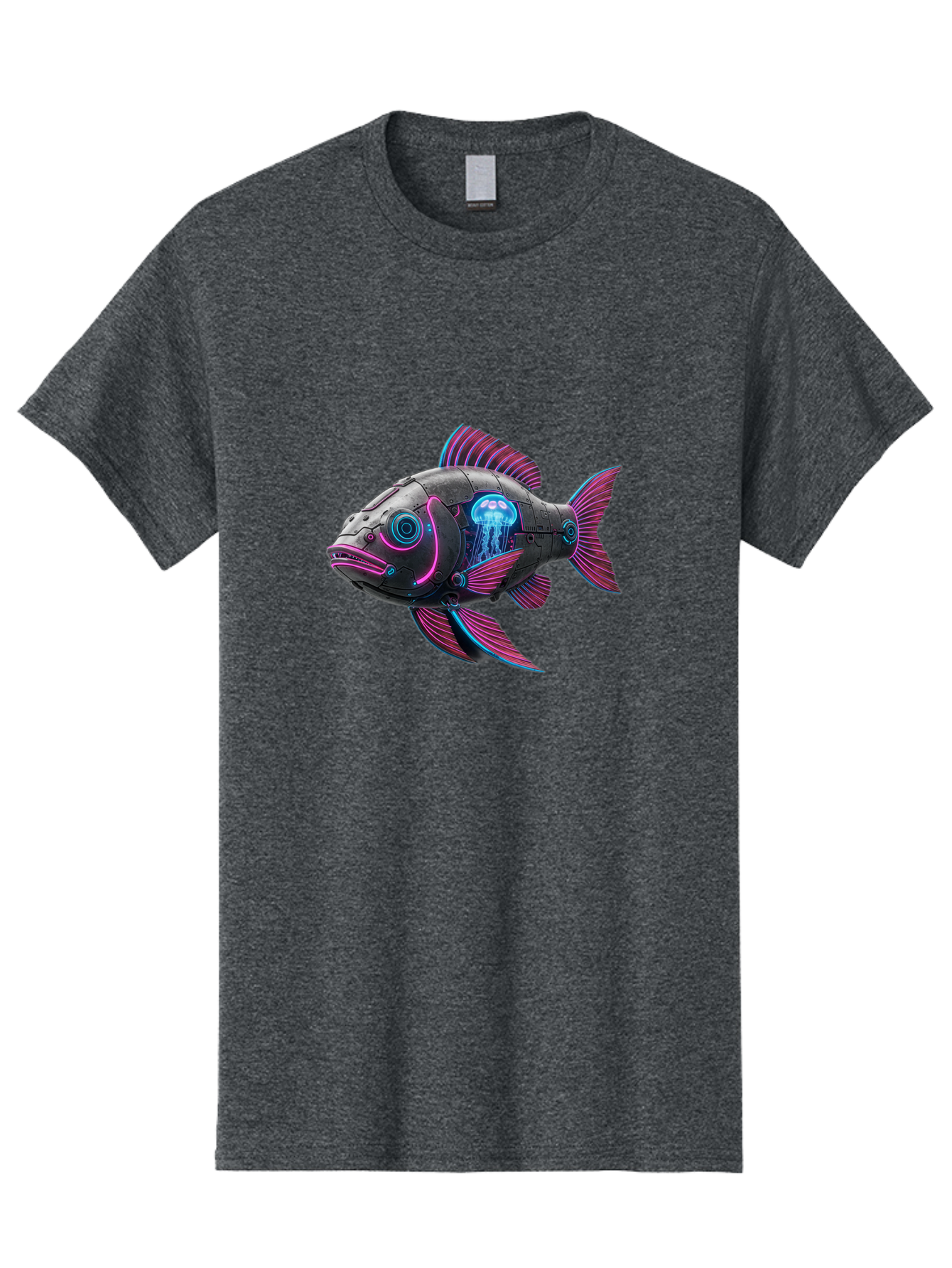 Cybernetic-Fish Men'S Graphic Tee, 100% Cotton, Comfortable Casual Summer Wear, Machine Washable, Vintage Camera, Old Camera, Antique Camera, Black Camera, Classic Photography, Photography Equipment, Nostalgic Device, Film Camera, Camera Art Bak389
