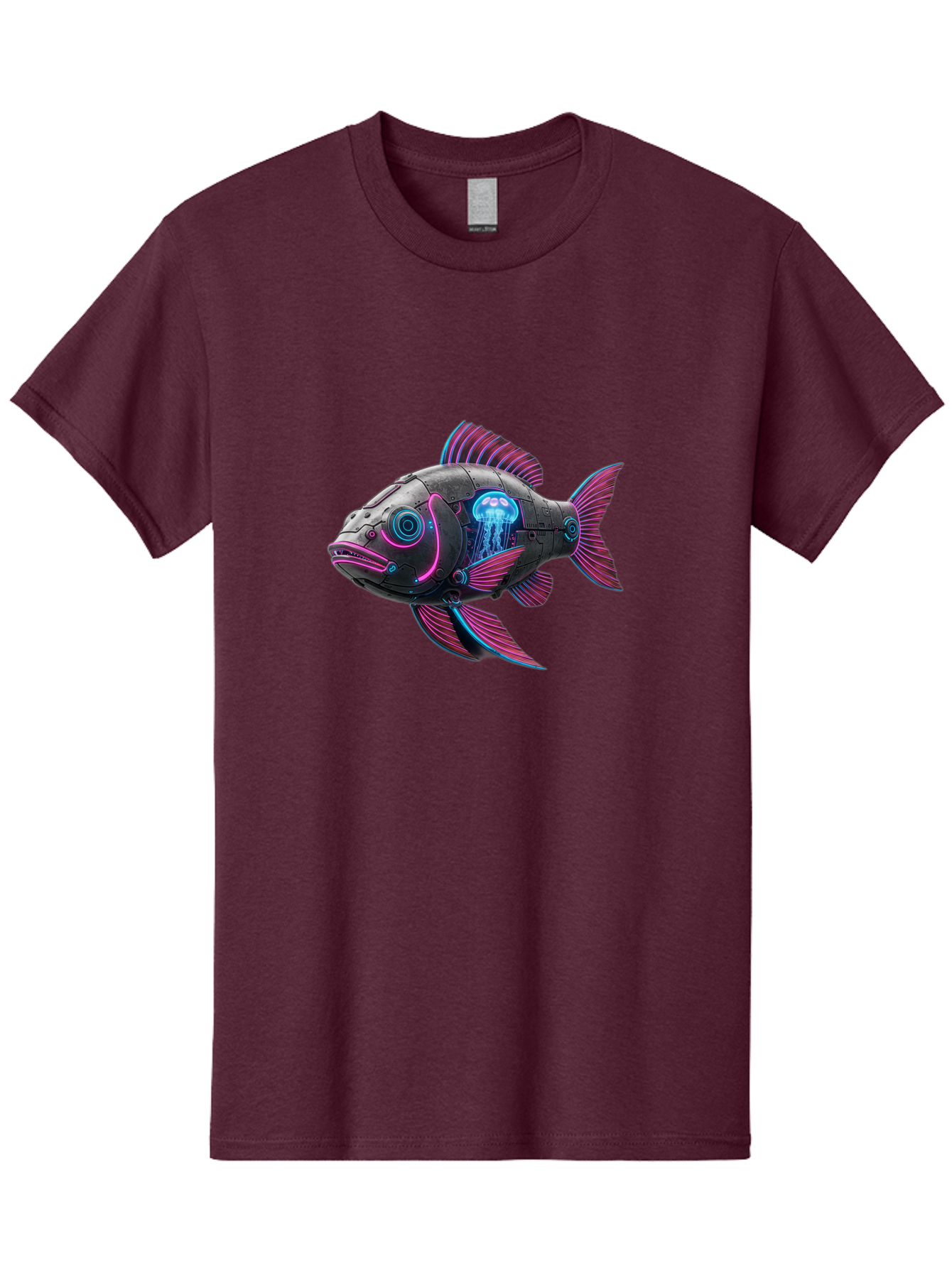 Cybernetic-Fish Men'S Graphic Tee, 100% Cotton, Comfortable Casual Summer Wear, Machine Washable, Vintage Camera, Old Camera, Antique Camera, Black Camera, Classic Photography, Photography Equipment, Nostalgic Device, Film Camera, Camera Art Bak389