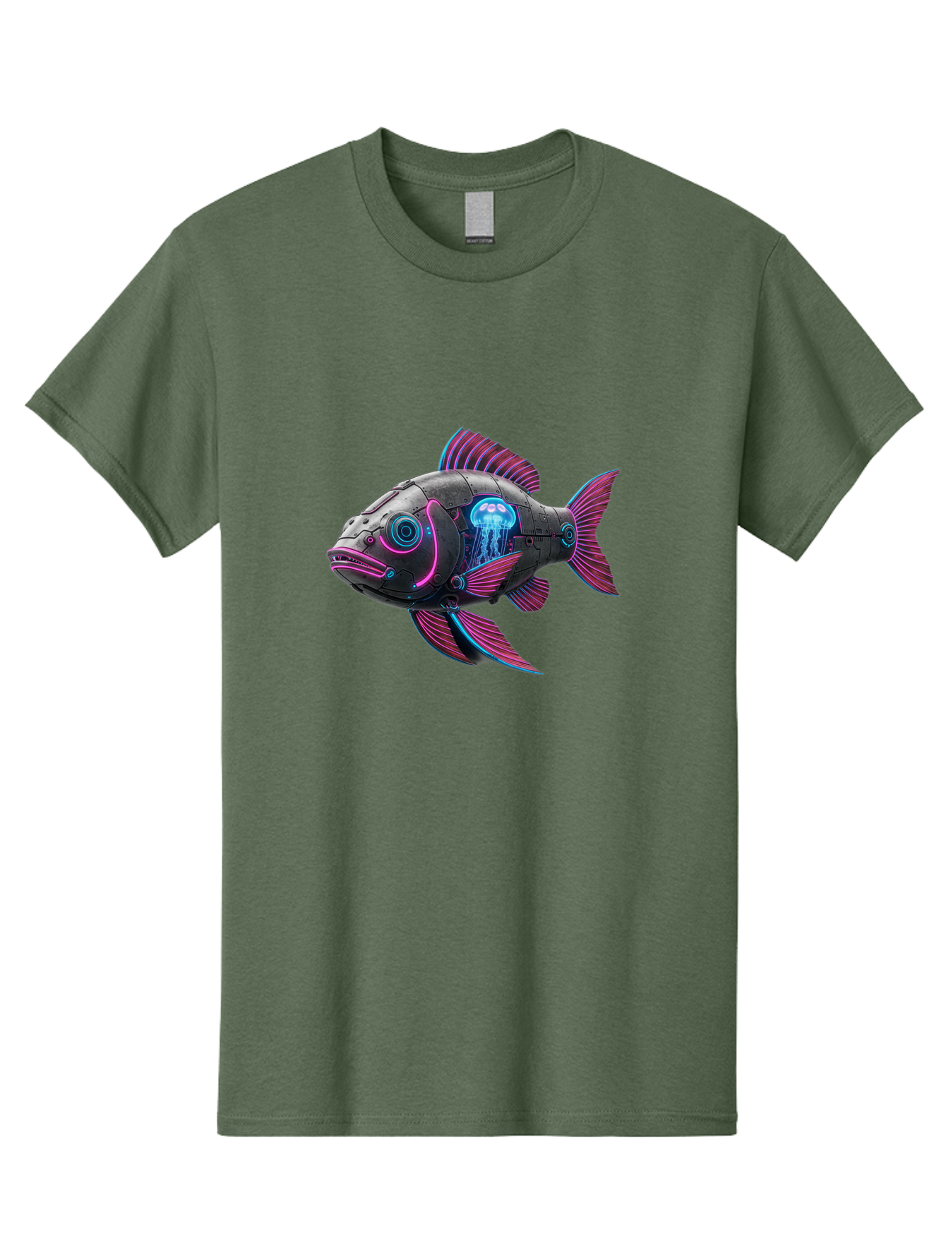 Cybernetic-Fish Men'S Graphic Tee, 100% Cotton, Comfortable Casual Summer Wear, Machine Washable, Vintage Camera, Old Camera, Antique Camera, Black Camera, Classic Photography, Photography Equipment, Nostalgic Device, Film Camera, Camera Art Bak389