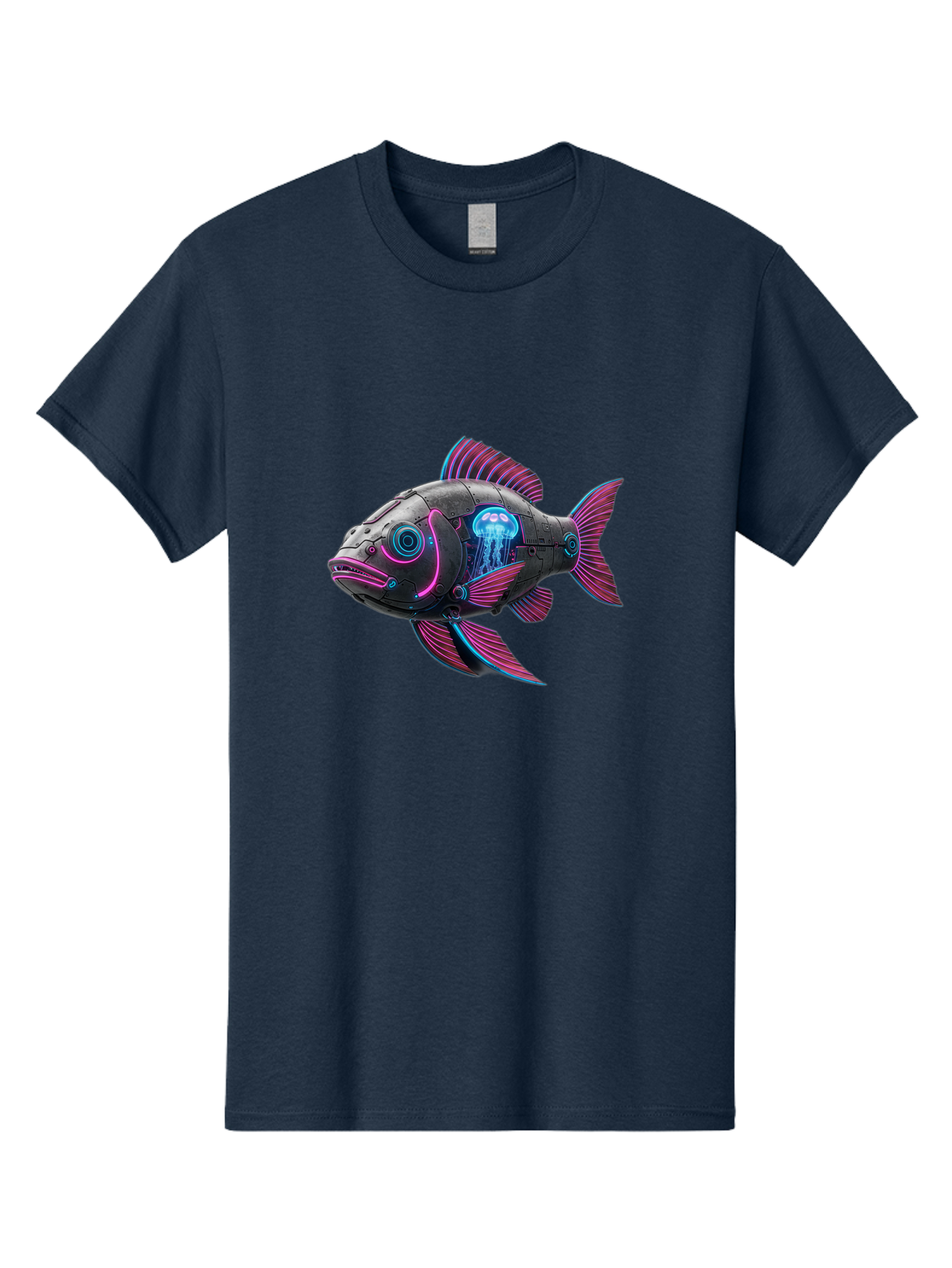 Cybernetic-Fish Men'S Graphic Tee, 100% Cotton, Comfortable Casual Summer Wear, Machine Washable, Vintage Camera, Old Camera, Antique Camera, Black Camera, Classic Photography, Photography Equipment, Nostalgic Device, Film Camera, Camera Art Bak389