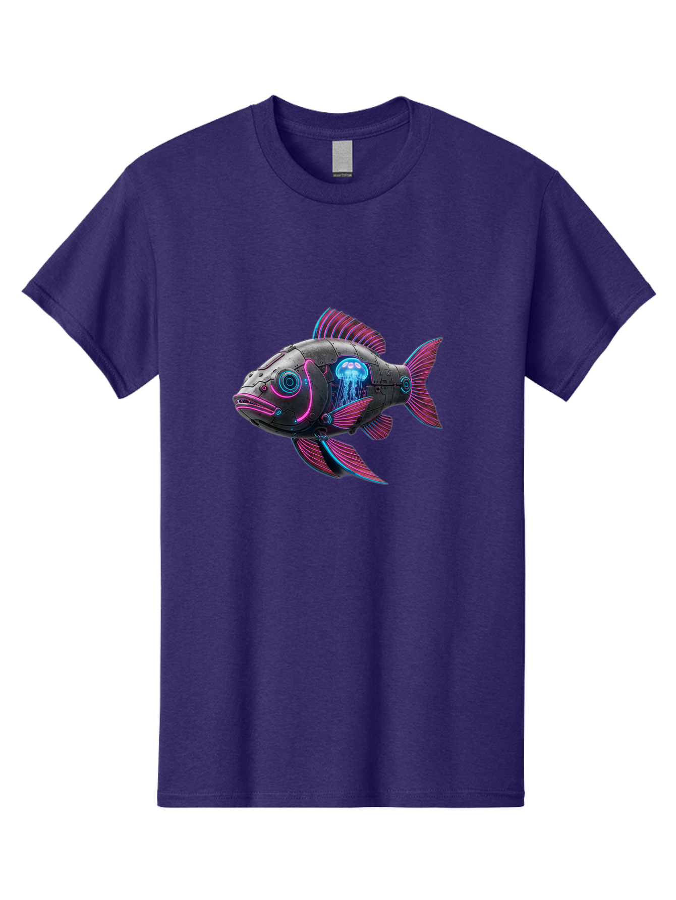 Cybernetic-Fish Men'S Graphic Tee, 100% Cotton, Comfortable Casual Summer Wear, Machine Washable, Vintage Camera, Old Camera, Antique Camera, Black Camera, Classic Photography, Photography Equipment, Nostalgic Device, Film Camera, Camera Art Bak389