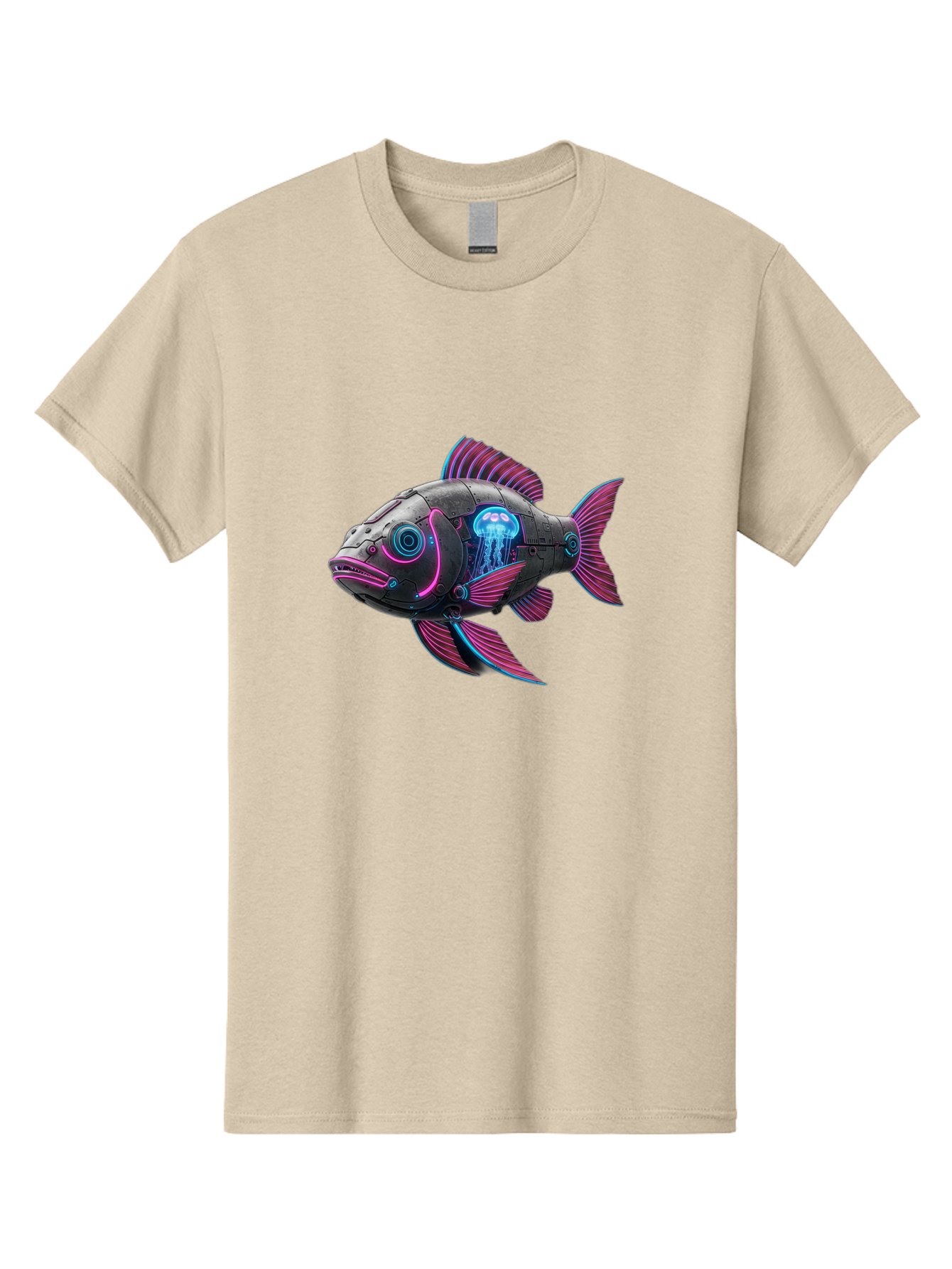Cybernetic-Fish Men'S Graphic Tee, 100% Cotton, Comfortable Casual Summer Wear, Machine Washable, Vintage Camera, Old Camera, Antique Camera, Black Camera, Classic Photography, Photography Equipment, Nostalgic Device, Film Camera, Camera Art Bak389