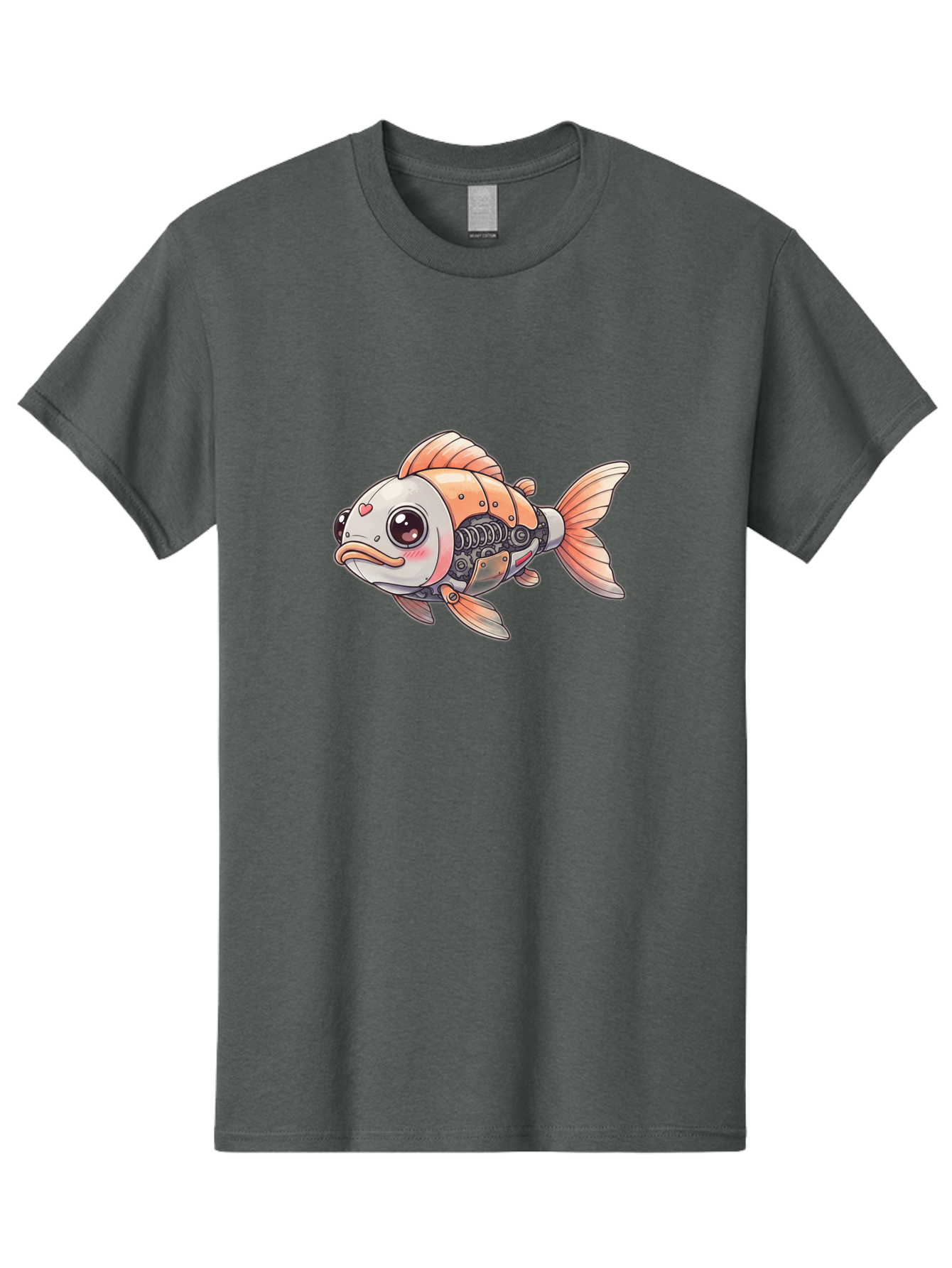 Cyborg-Fish Men'S Graphic Tee, 100% Cotton, Comfortable Casual Summer Wear, Machine Washable, Vintage Camera, Old Camera, Antique Camera, Black Camera, Classic Photography, Photography Equipment, Nostalgic Device, Film Camera, Camera Art Bak392