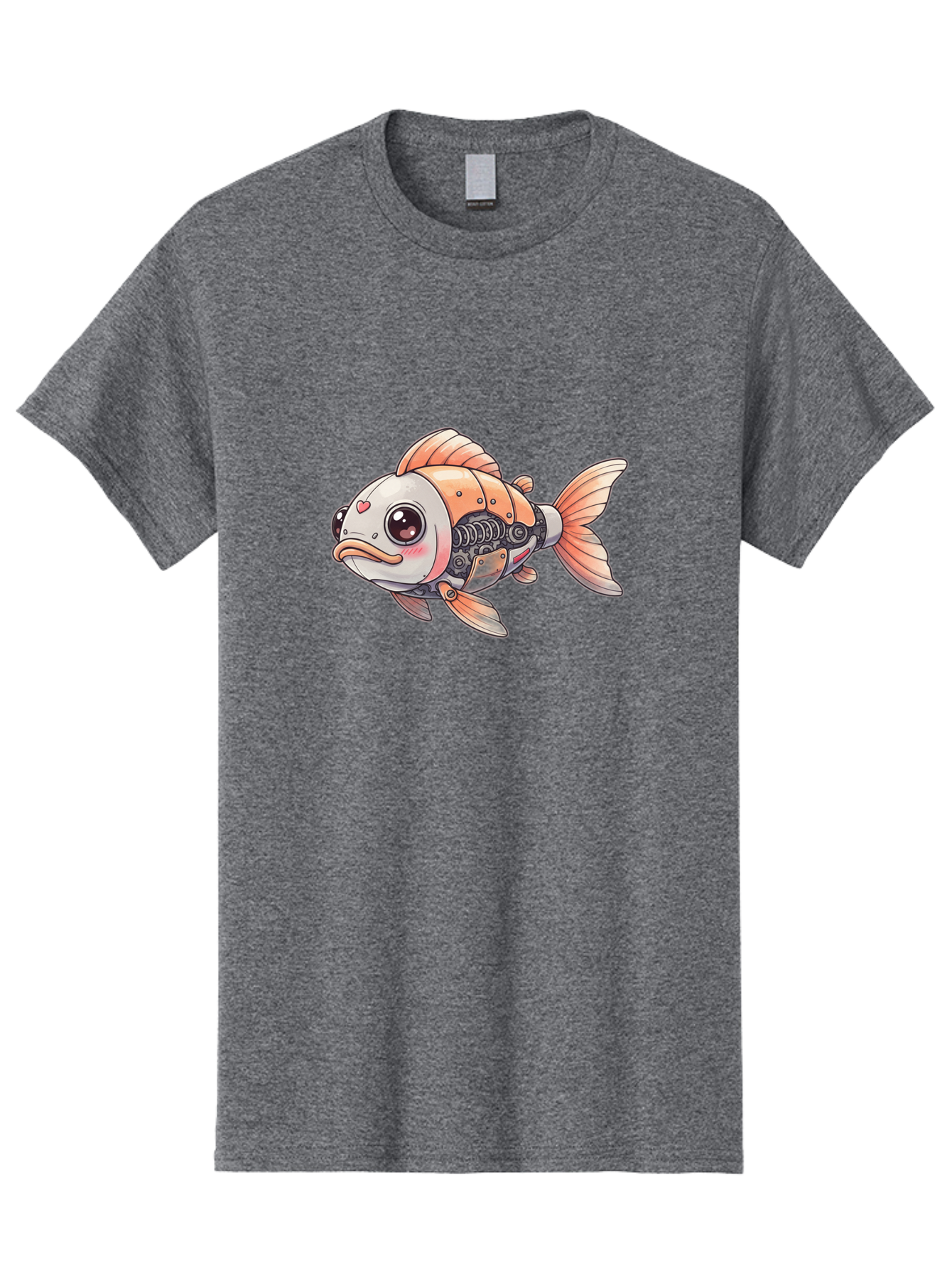 Cyborg-Fish Men'S Graphic Tee, 100% Cotton, Comfortable Casual Summer Wear, Machine Washable, Vintage Camera, Old Camera, Antique Camera, Black Camera, Classic Photography, Photography Equipment, Nostalgic Device, Film Camera, Camera Art Bak392