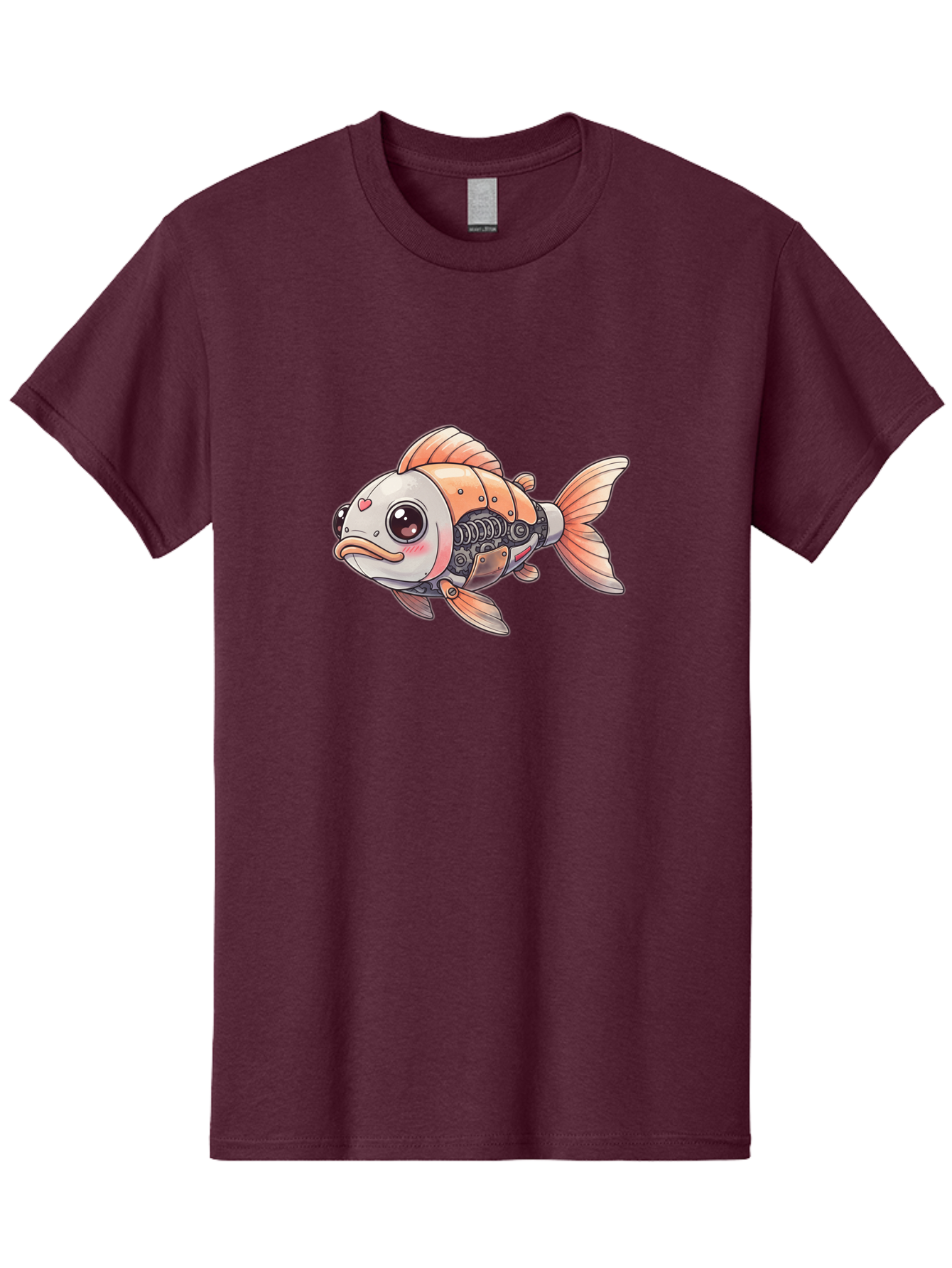 Cyborg-Fish Men'S Graphic Tee, 100% Cotton, Comfortable Casual Summer Wear, Machine Washable, Vintage Camera, Old Camera, Antique Camera, Black Camera, Classic Photography, Photography Equipment, Nostalgic Device, Film Camera, Camera Art Bak392
